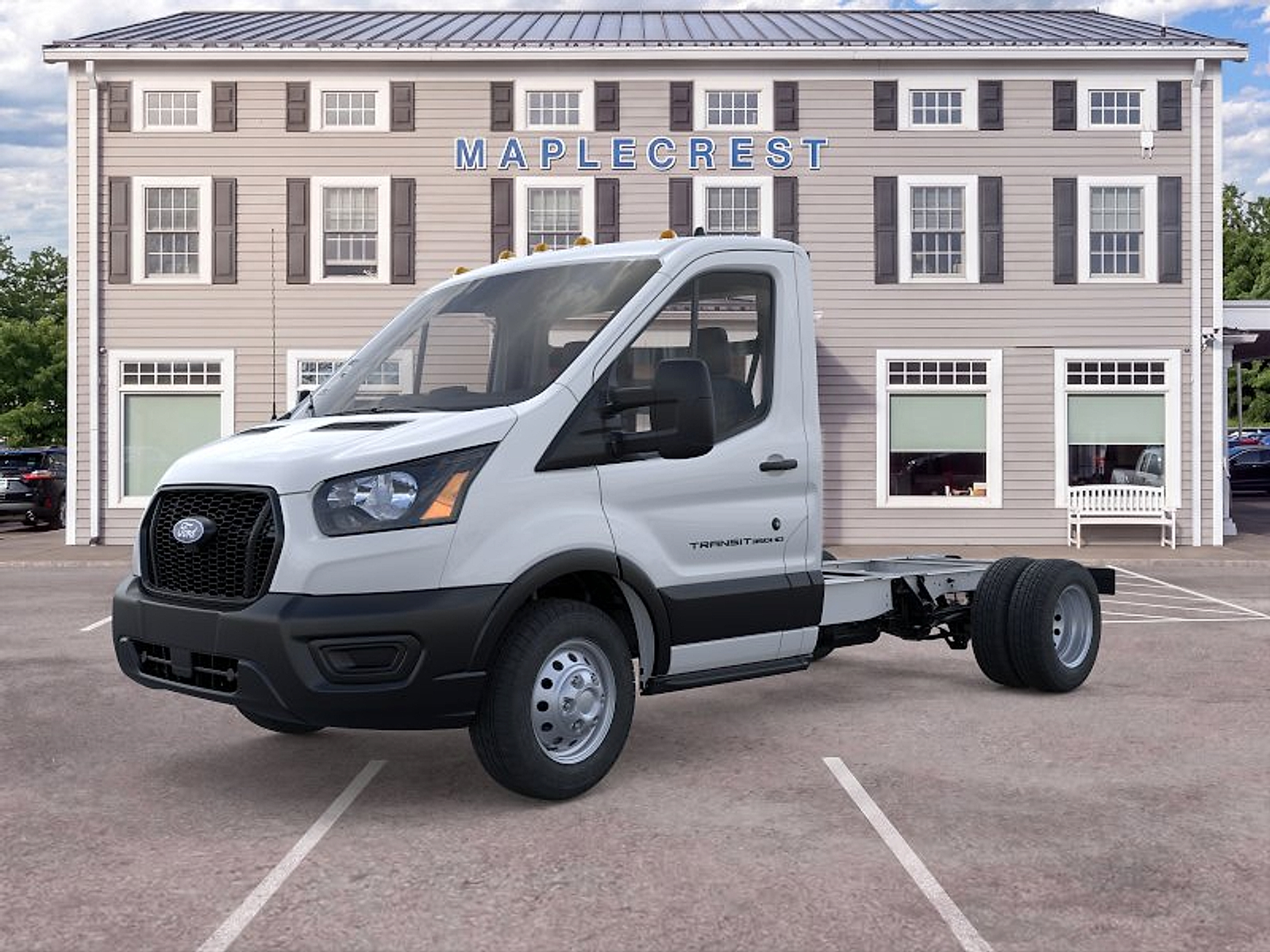 Oxford White 2026 Ford Transit Chassis Van Rear-Wheel Drive