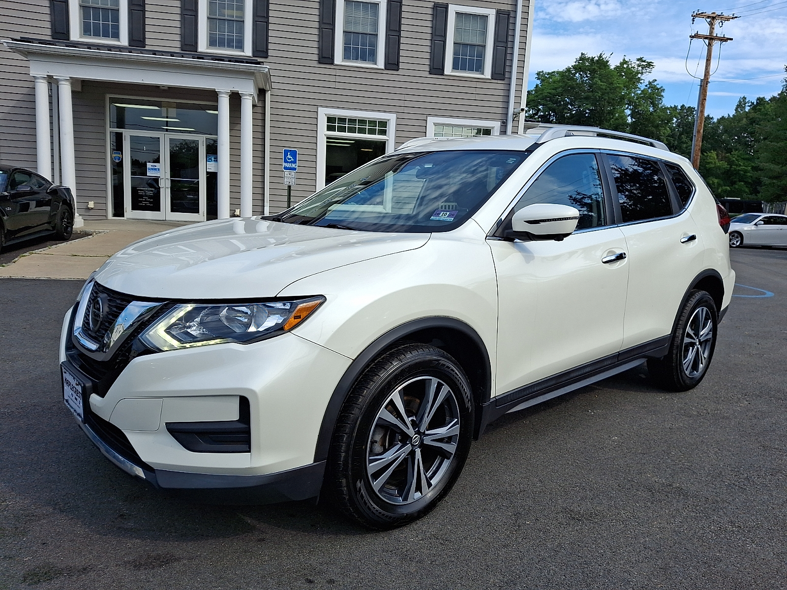 Pearl White Tricoat - QAB 2019 Nissan Rogue SUV / Crossover All-Wheel Drive Automatic