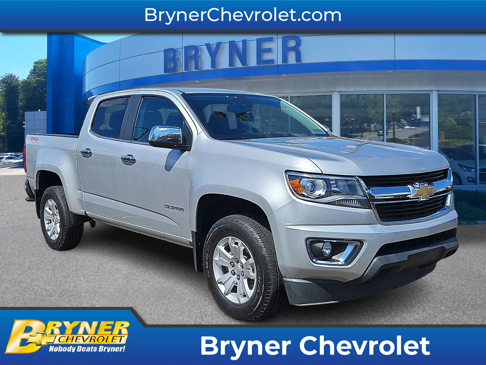 Silver Ice Metallic - GAN 2018 Chevrolet Colorado LT Crew Cab 4WD Pickup Truck Four-Wheel Drive Automatic