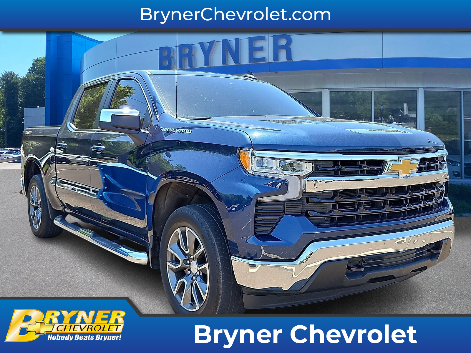 Northsky Blue Metallic - GA0 2023 Chevrolet Silverado 1500 LT Crew Cab 4WD Pickup Truck Four-Wheel Drive Automatic