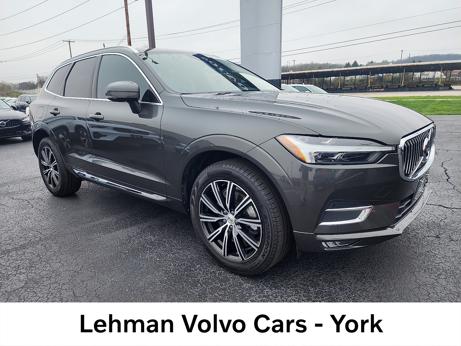 Gray (Pine Grey Metallic) 2021 Volvo XC60 T6 Inscription AWD SUV / Crossover All-Wheel Drive Automatic