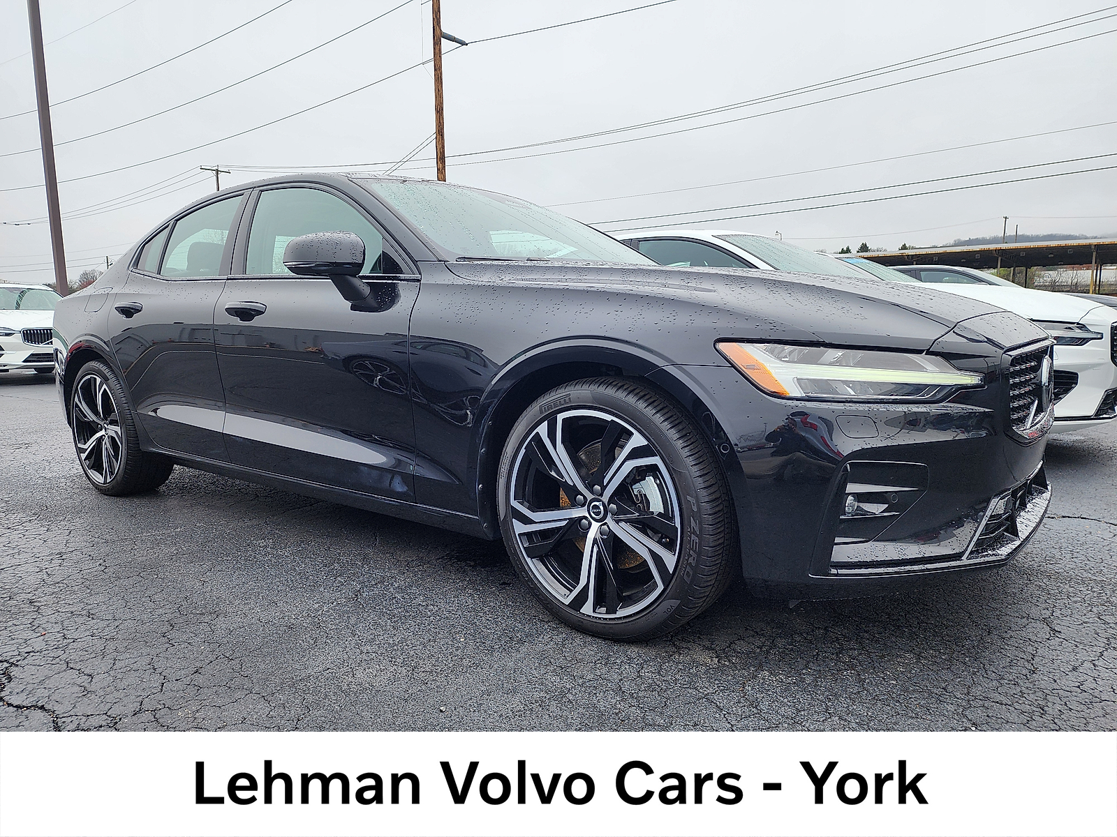 ONYX BLACK 2025 Volvo S60 B5 Plus AWD Sedan All-Wheel Drive Automatic