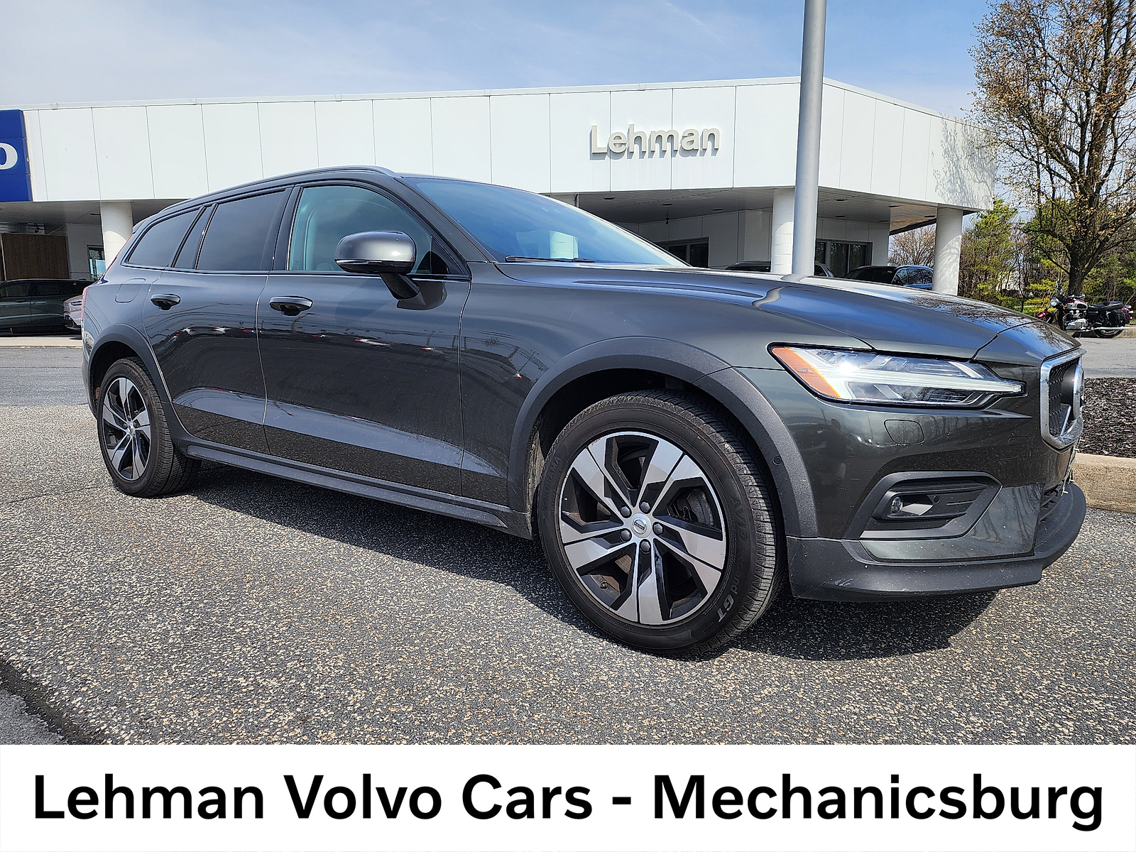 Gray (Pine Grey Metallic) 2020 Volvo V60 Cross Country T5 AWD Wagon All-Wheel Drive Automatic