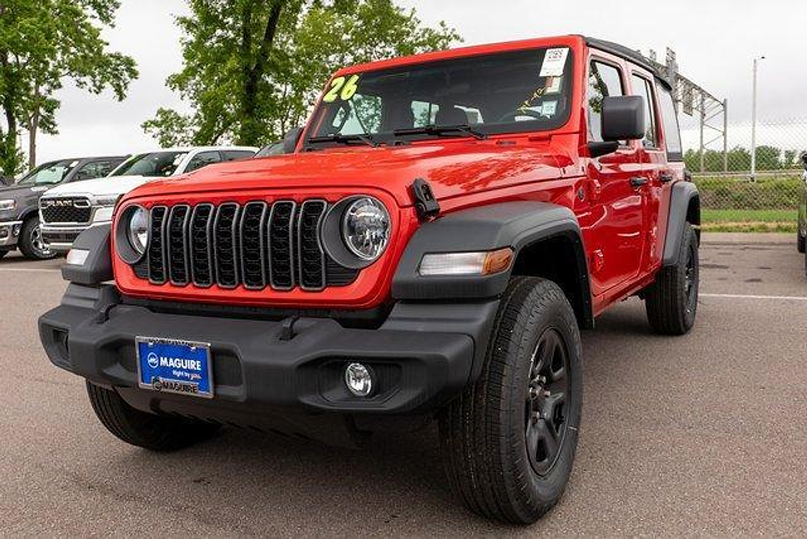 Firecracker Red Clearcoat 2026 Jeep Wrangler SUV / Crossover Four-Wheel Drive Automatic