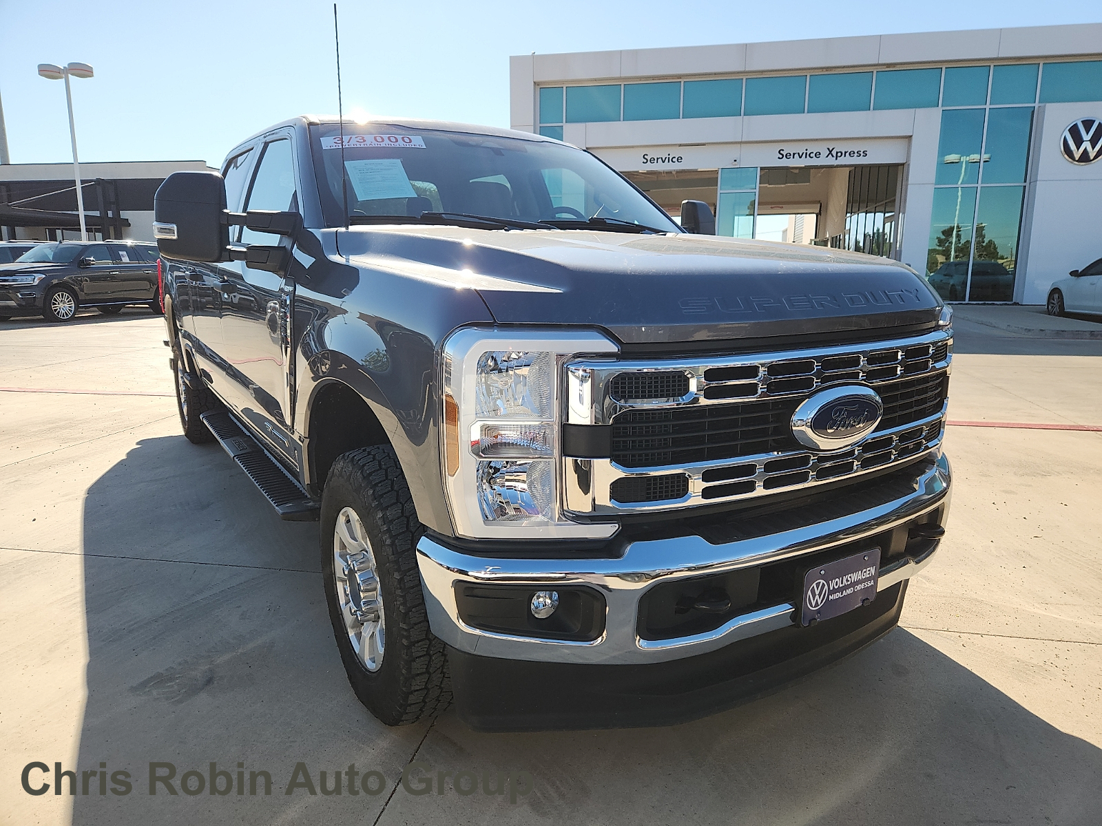 Gray 2024 Ford F-250 Super Duty XLT SuperCab 4WD Pickup Truck Four-Wheel Drive Automatic