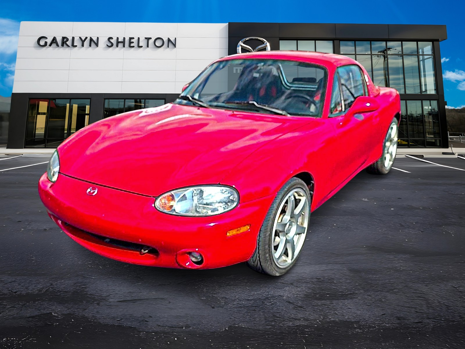 Red 1999 Mazda MX-5 Miata Base Convertible Rear-Wheel Drive Manual