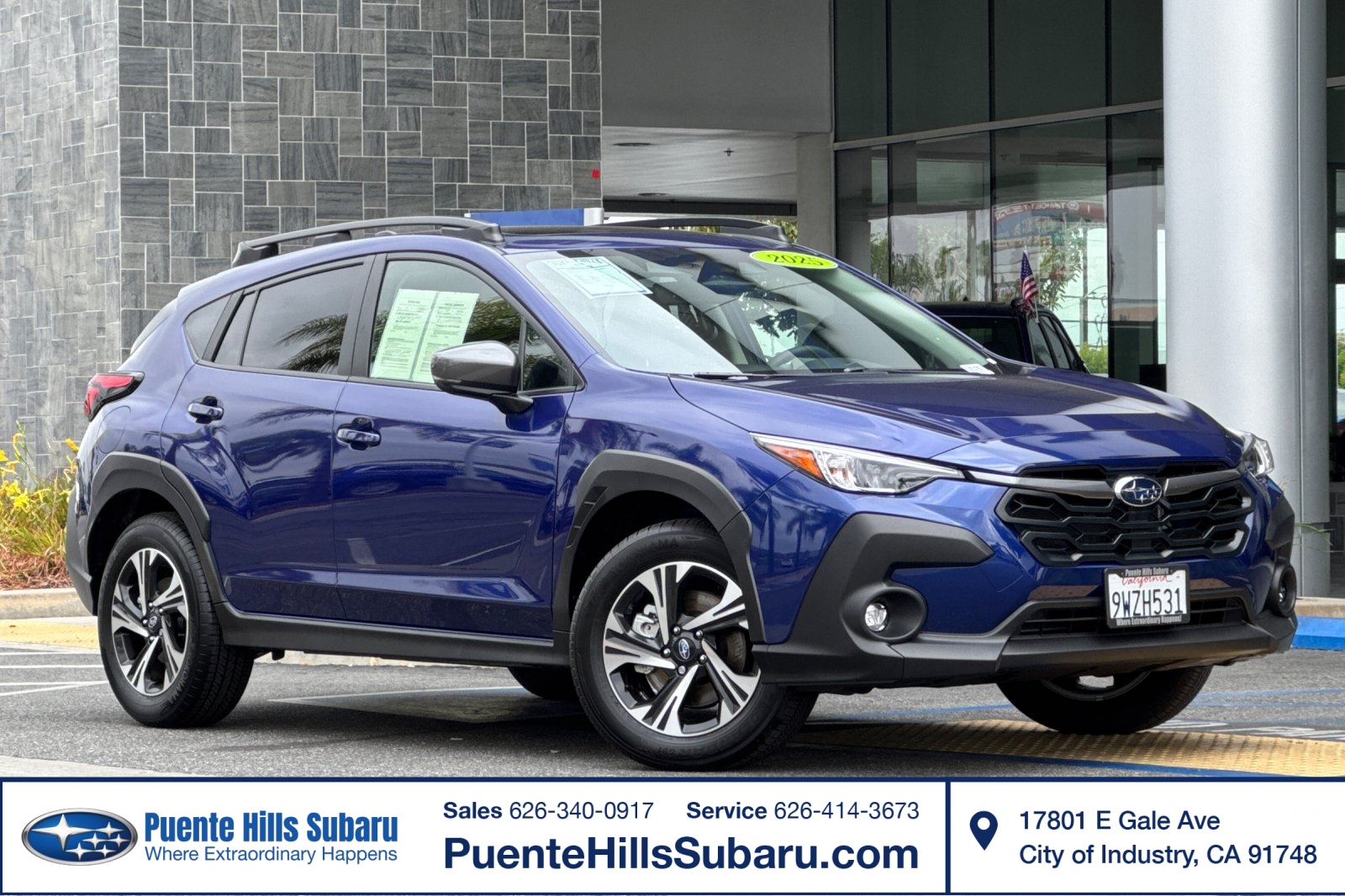 Sapphire Blue Pearl 2025 Subaru Crosstrek SUV / Crossover All-Wheel Drive Automatic