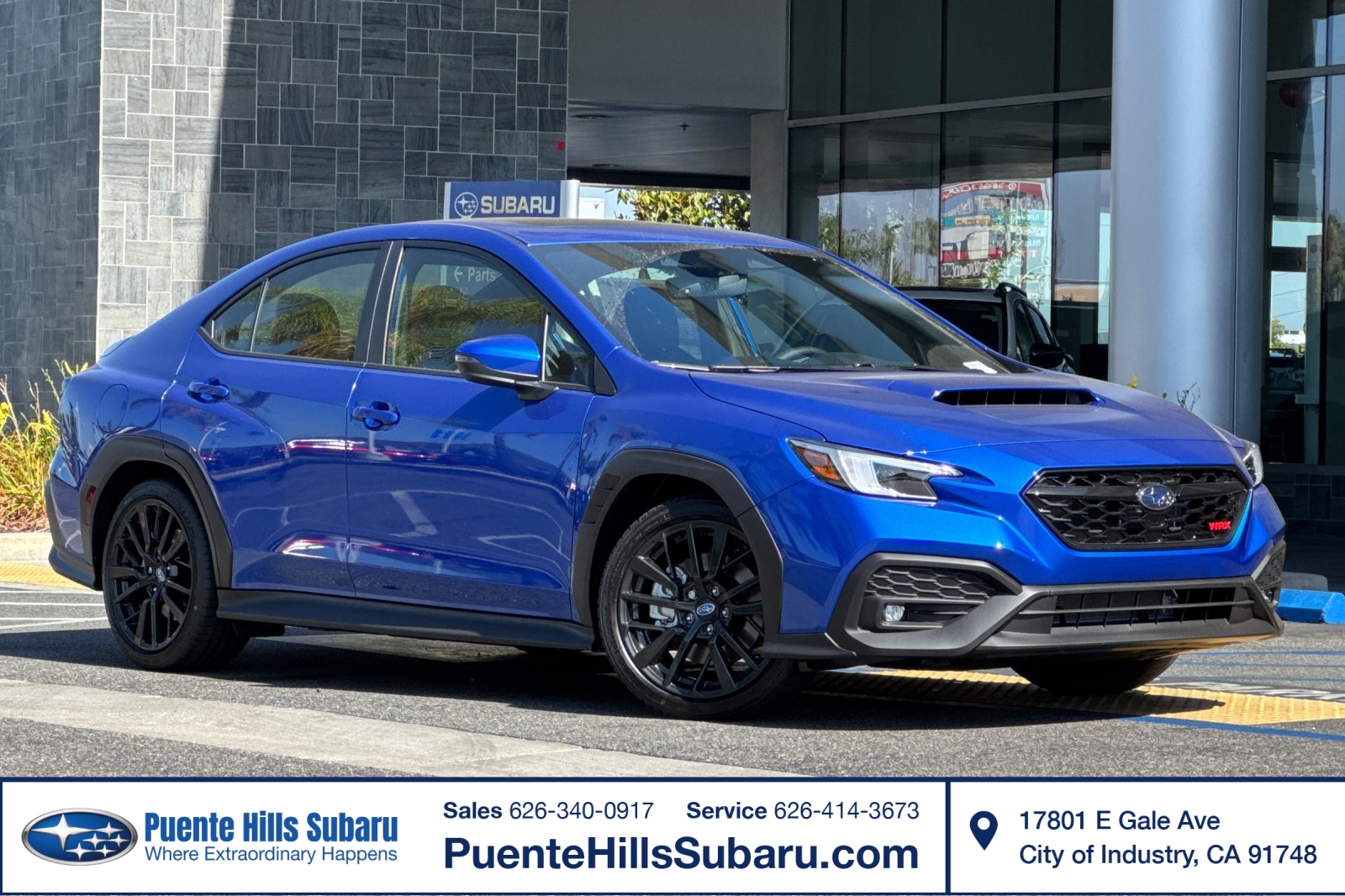 Blue Pearl 2026 Subaru WRX Sedan All-Wheel Drive Automatic