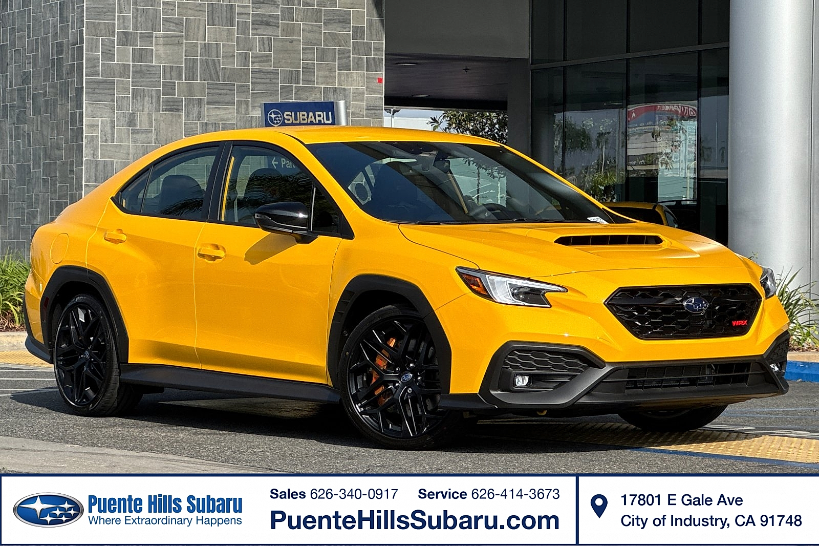 Sunrise Yellow 2026 Subaru WRX Sedan All-Wheel Drive Manual
