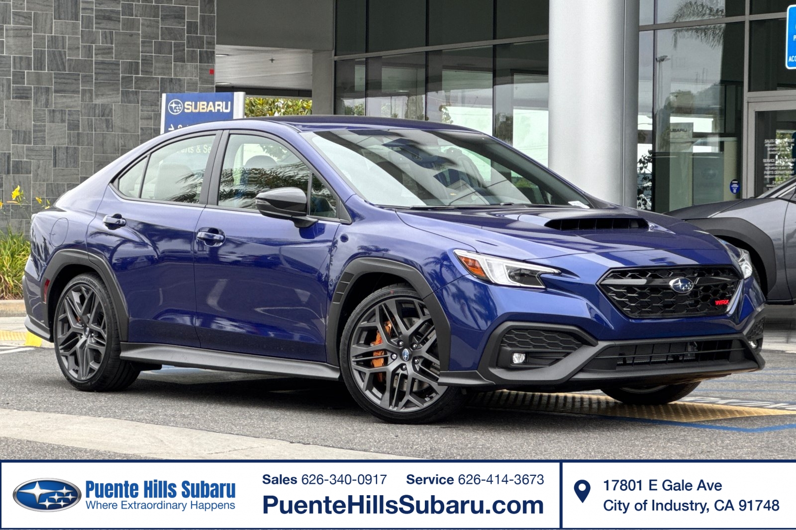 Sapphire Blue Pearl 2026 Subaru WRX Sedan All-Wheel Drive Manual