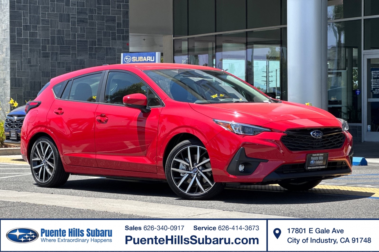 Pure Red 2026 Subaru Impreza Wagon All-Wheel Drive Automatic