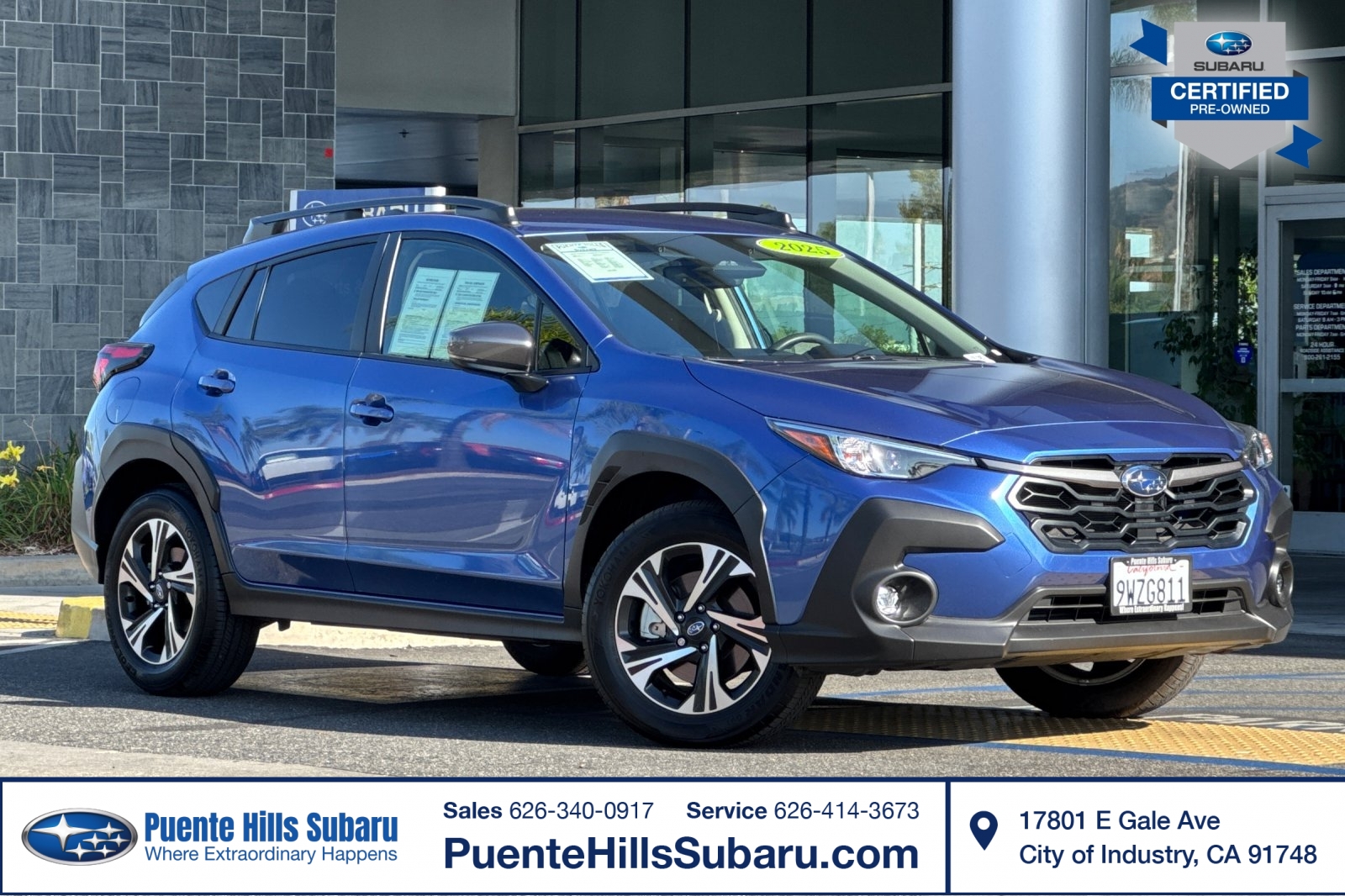 Daybreak Blue Pearl 2025 Subaru Crosstrek SUV / Crossover All-Wheel Drive Automatic