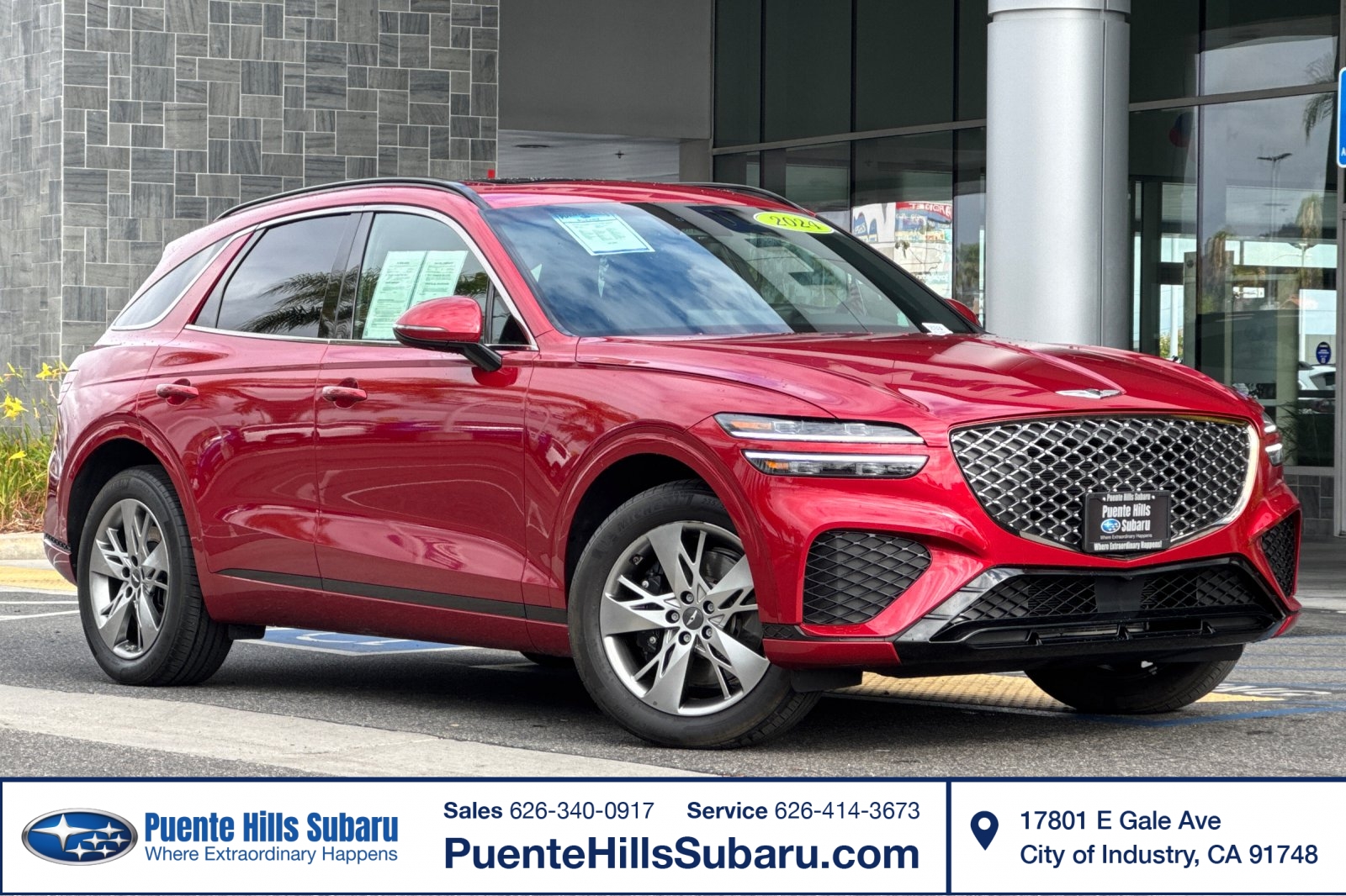 2024 Genesis GV70 Rojo (Mauna Red) SUV/Crossover Tracción en las cuatro ruedas Automática