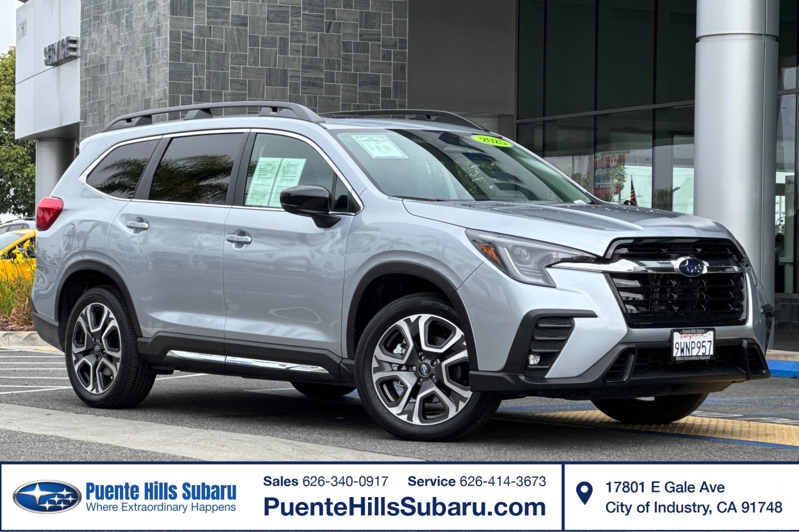 Ice Silver Metallic 2025 Subaru Ascent SUV / Crossover All-Wheel Drive Automatic