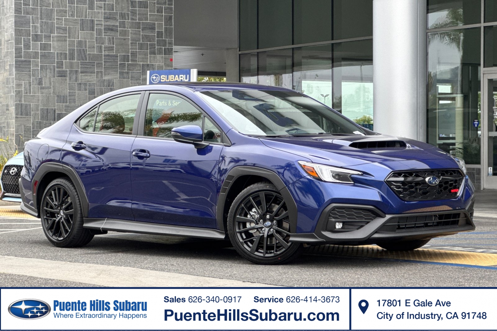 Sapphire Blue Pearl 2026 Subaru WRX Sedan All-Wheel Drive Automatic