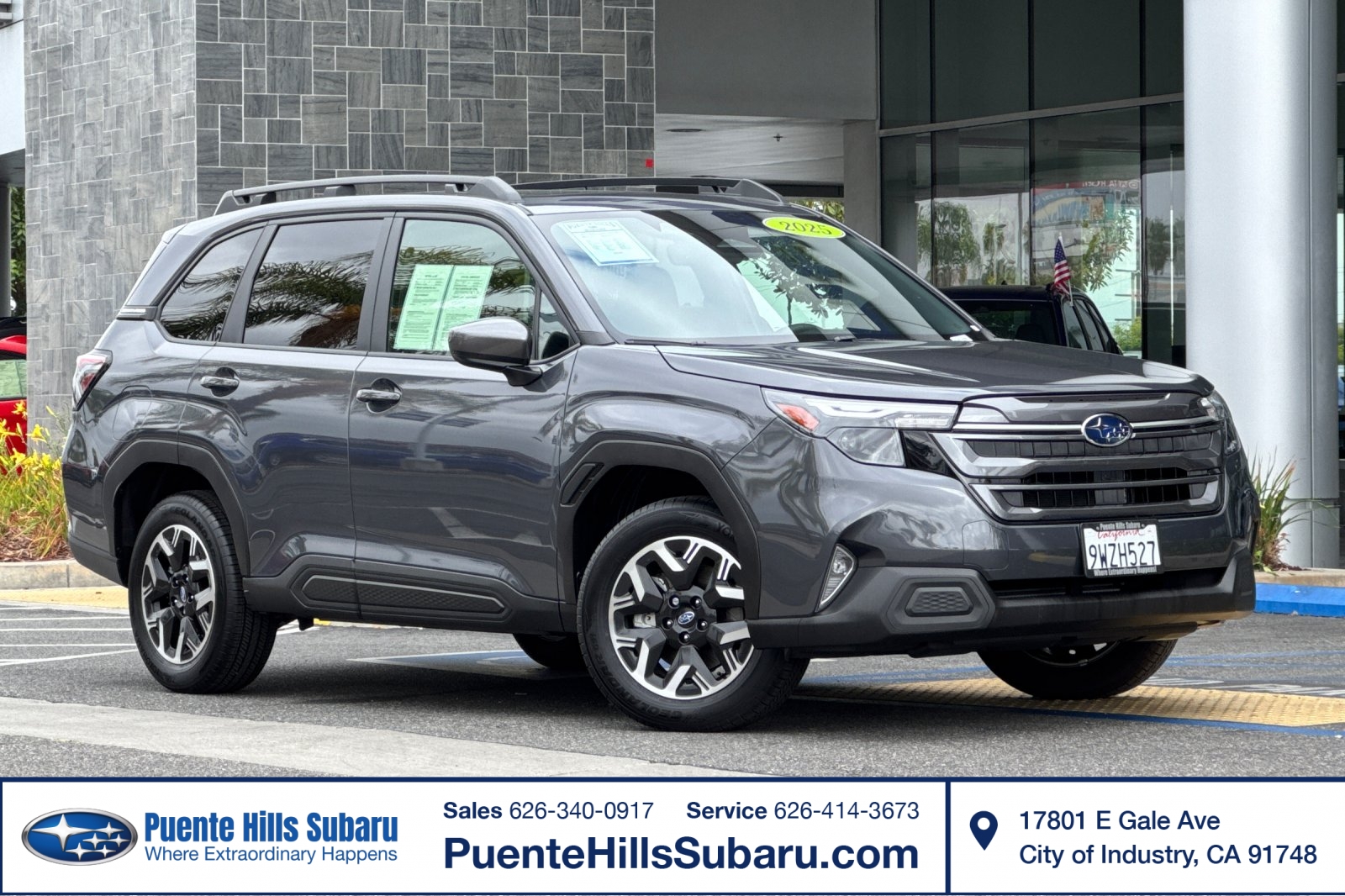 Magnetite Gray Metallic 2025 Subaru Forester SUV / Crossover All-Wheel Drive Automatic