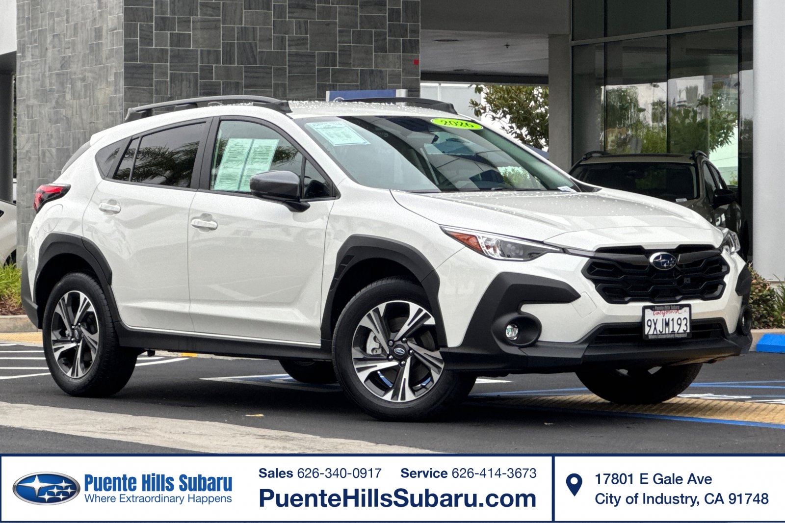 Crystal White 2026 Subaru Crosstrek SUV / Crossover All-Wheel Drive Automatic