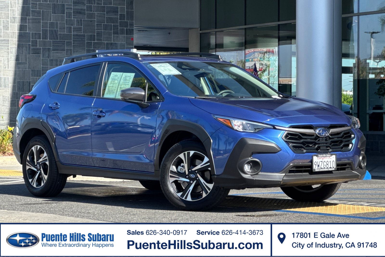 Blue 2025 Subaru Crosstrek SUV / Crossover All-Wheel Drive Continuously Variable Transmission