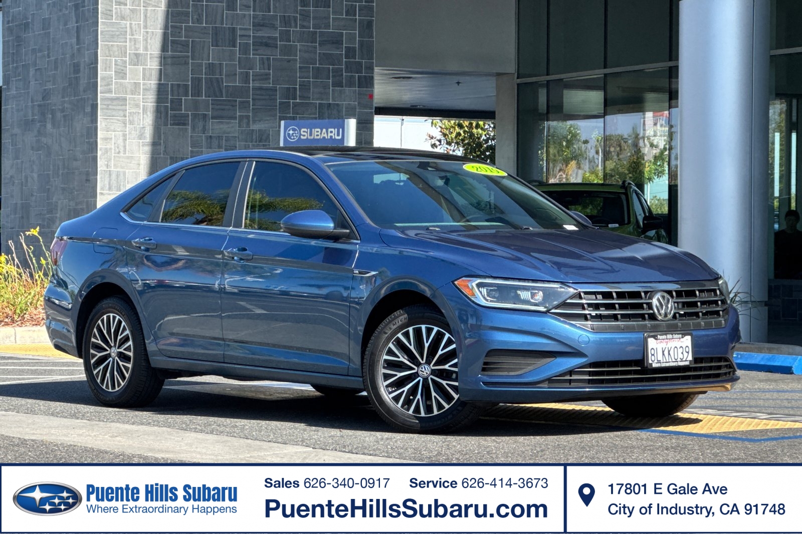 Blue Silk Metallic 2019 Volkswagen Jetta Sedan Front-Wheel Drive Automatic