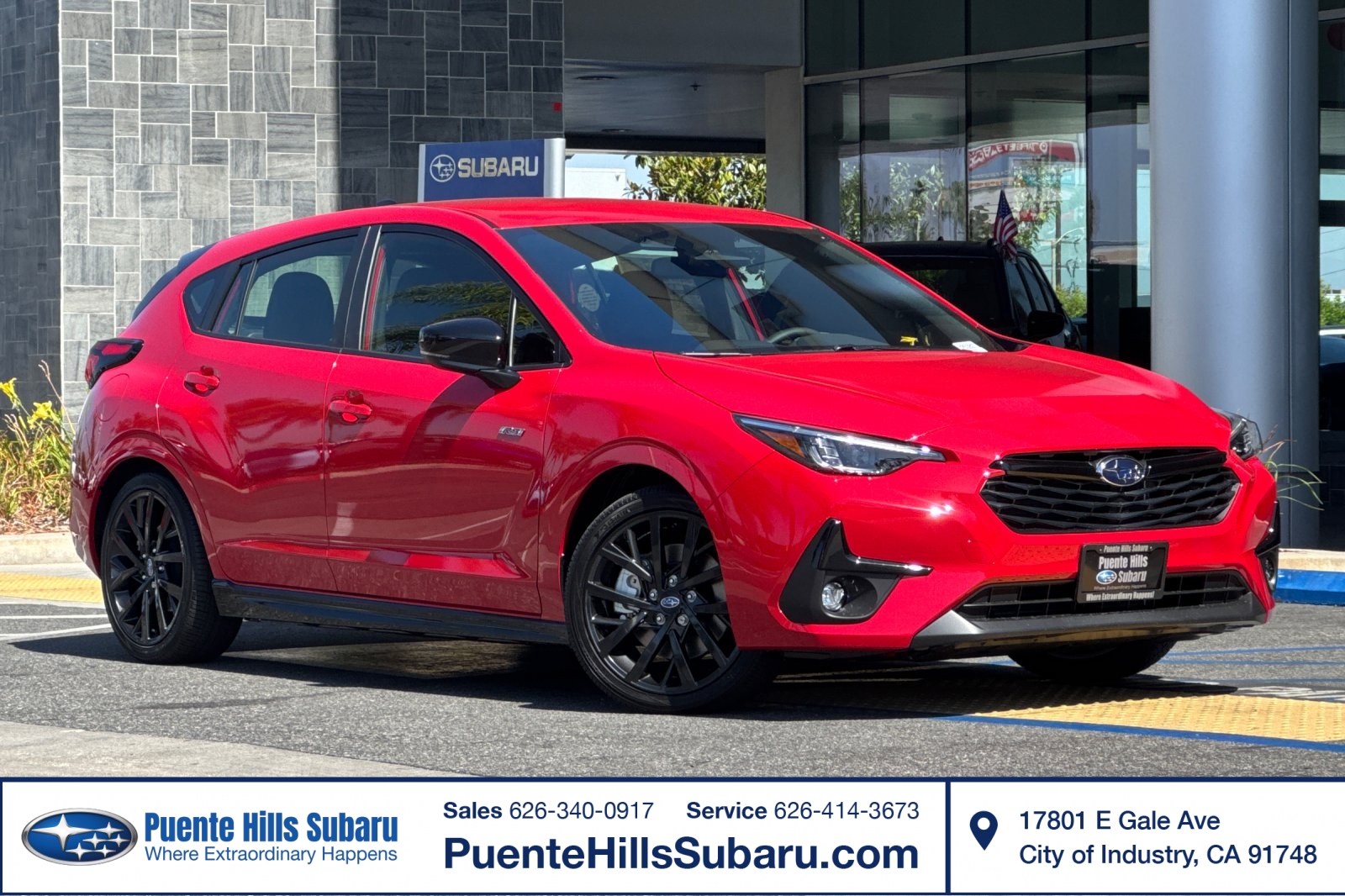 Pure Red 2026 Subaru Impreza Wagon All-Wheel Drive Automatic