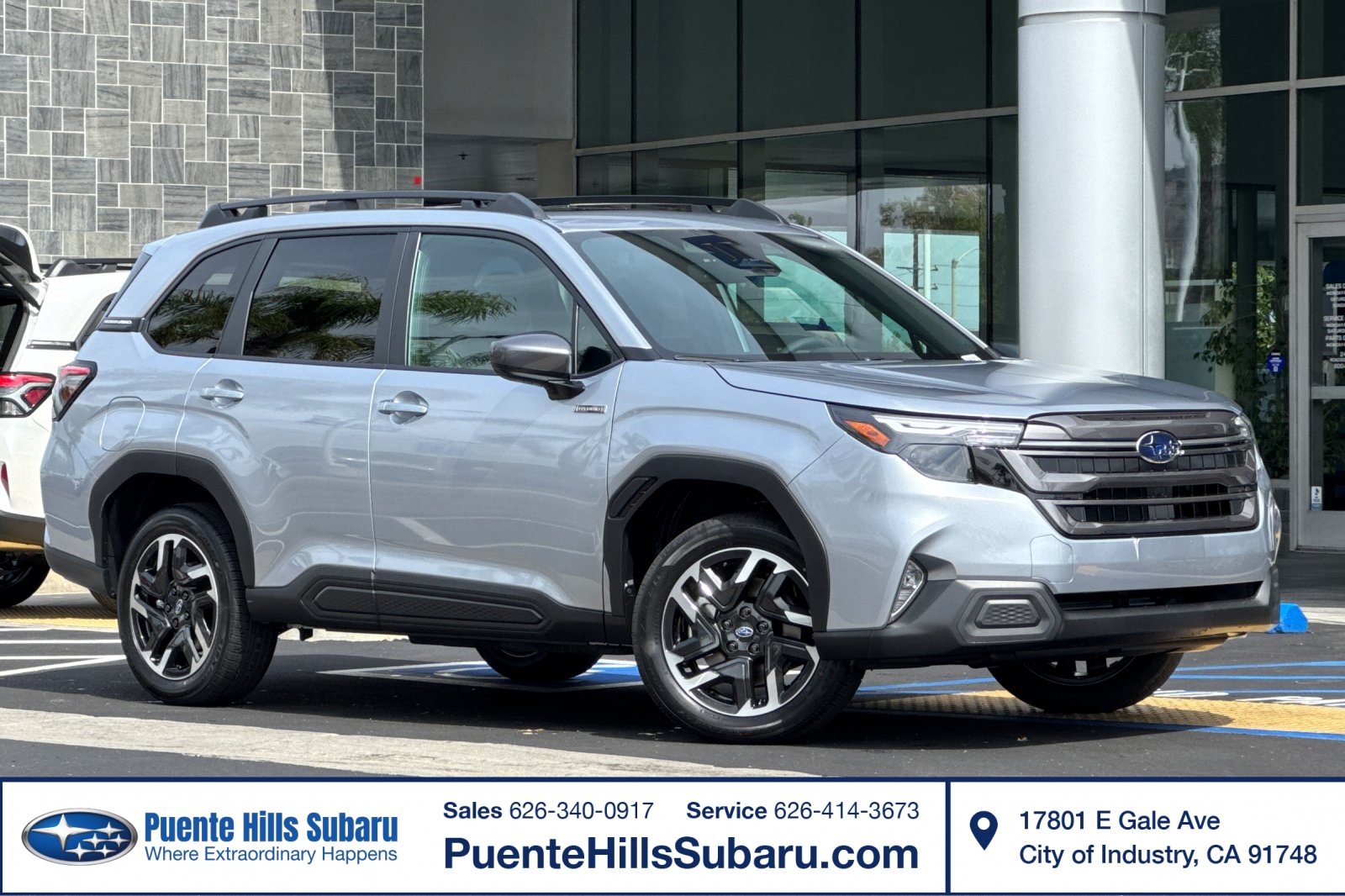 Ice Silver Metallic 2026 Subaru Forester Hybrid SUV / Crossover All-Wheel Drive Automatic