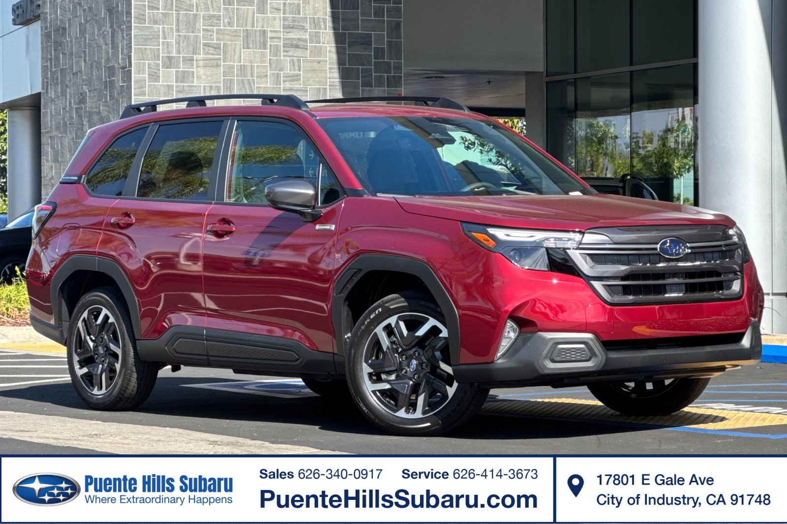 Crimson Red Pearl 2026 Subaru Forester Hybrid SUV / Crossover All-Wheel Drive Automatic