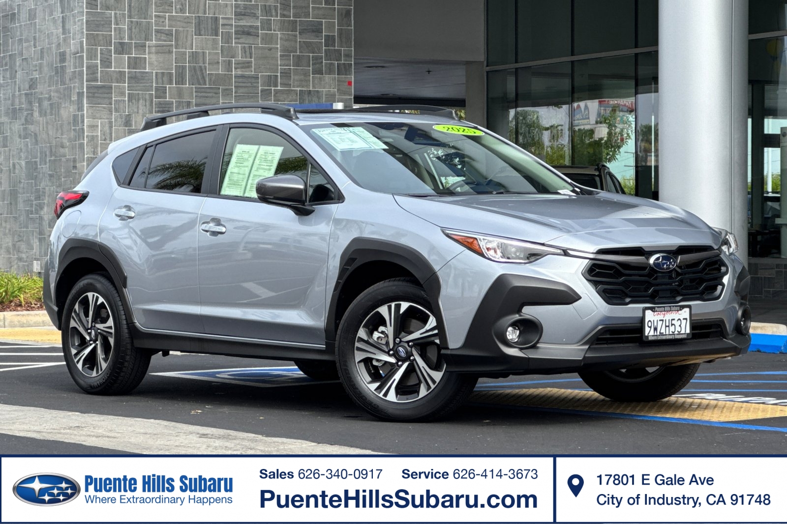 Ice Silver Metallic 2025 Subaru Crosstrek SUV / Crossover All-Wheel Drive Automatic