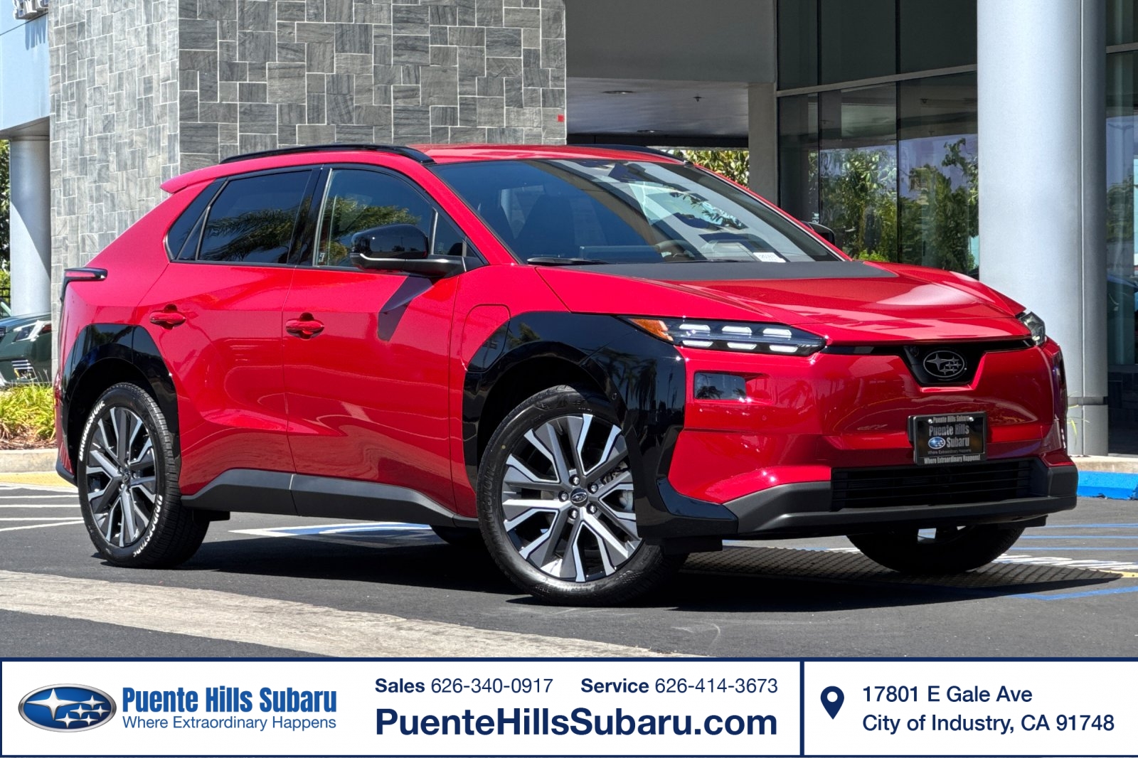 Elemental Red Pearl 2026 Subaru Solterra SUV / Crossover All-Wheel Drive Automatic