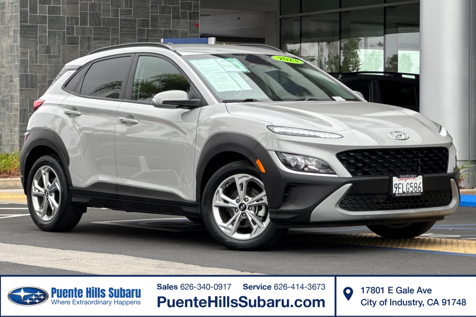 Ultra Black 2023 Hyundai Kona SUV / Crossover Front-Wheel Drive Automatic