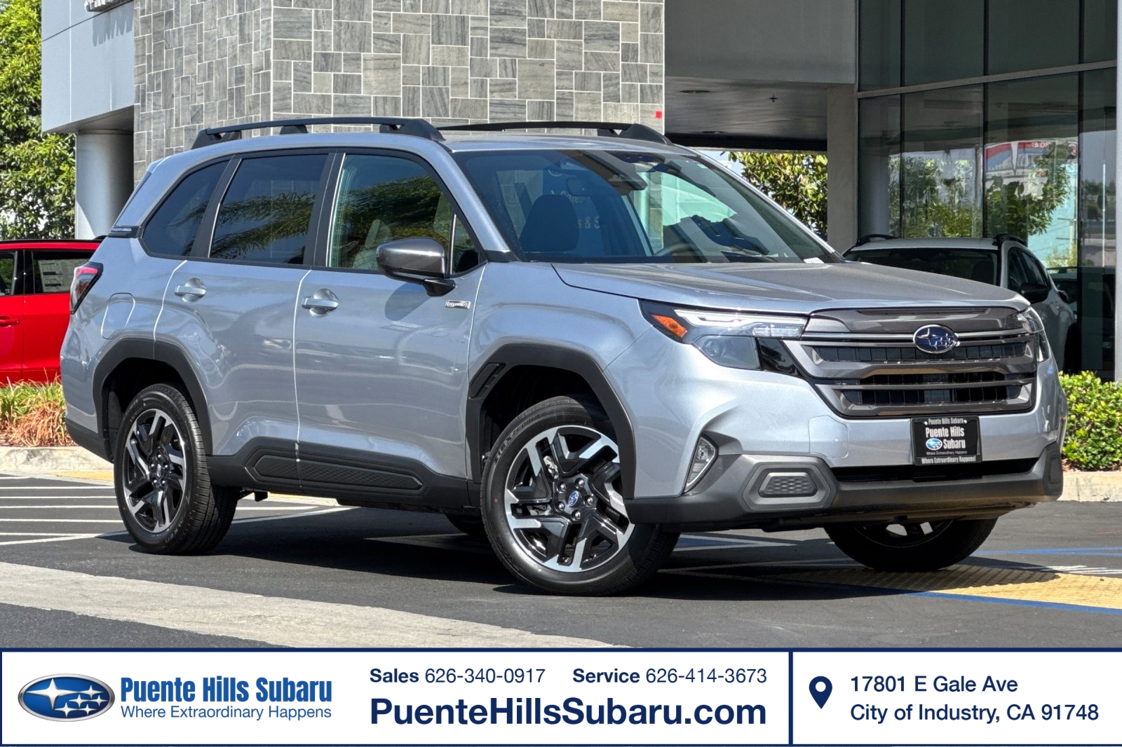 Ice Silver Metallic 2026 Subaru Forester Hybrid SUV / Crossover All-Wheel Drive Automatic