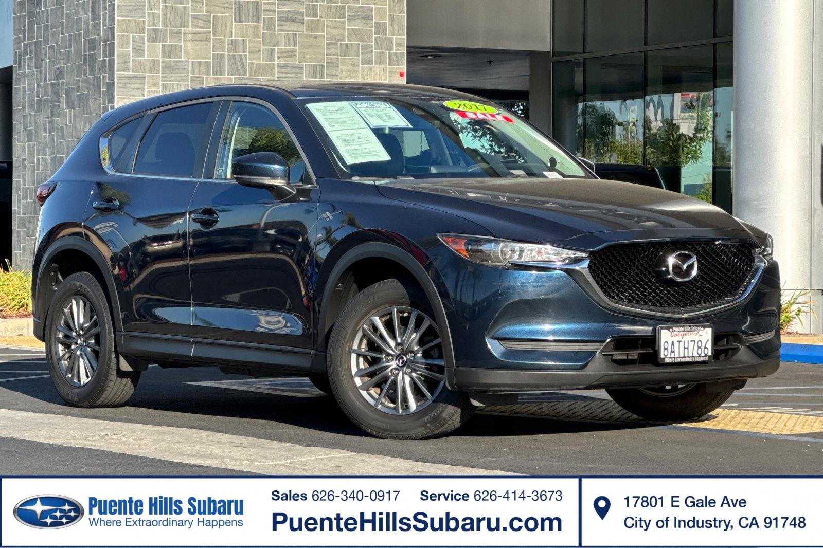 Dk. Blue 2017 Mazda CX-5 SUV / Crossover Front-Wheel Drive Automatic