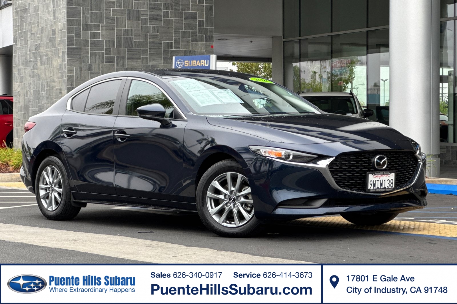 Deep Crystal Blue Mica 2026 Mazda MAZDA3 Sedan Front-Wheel Drive Automatic