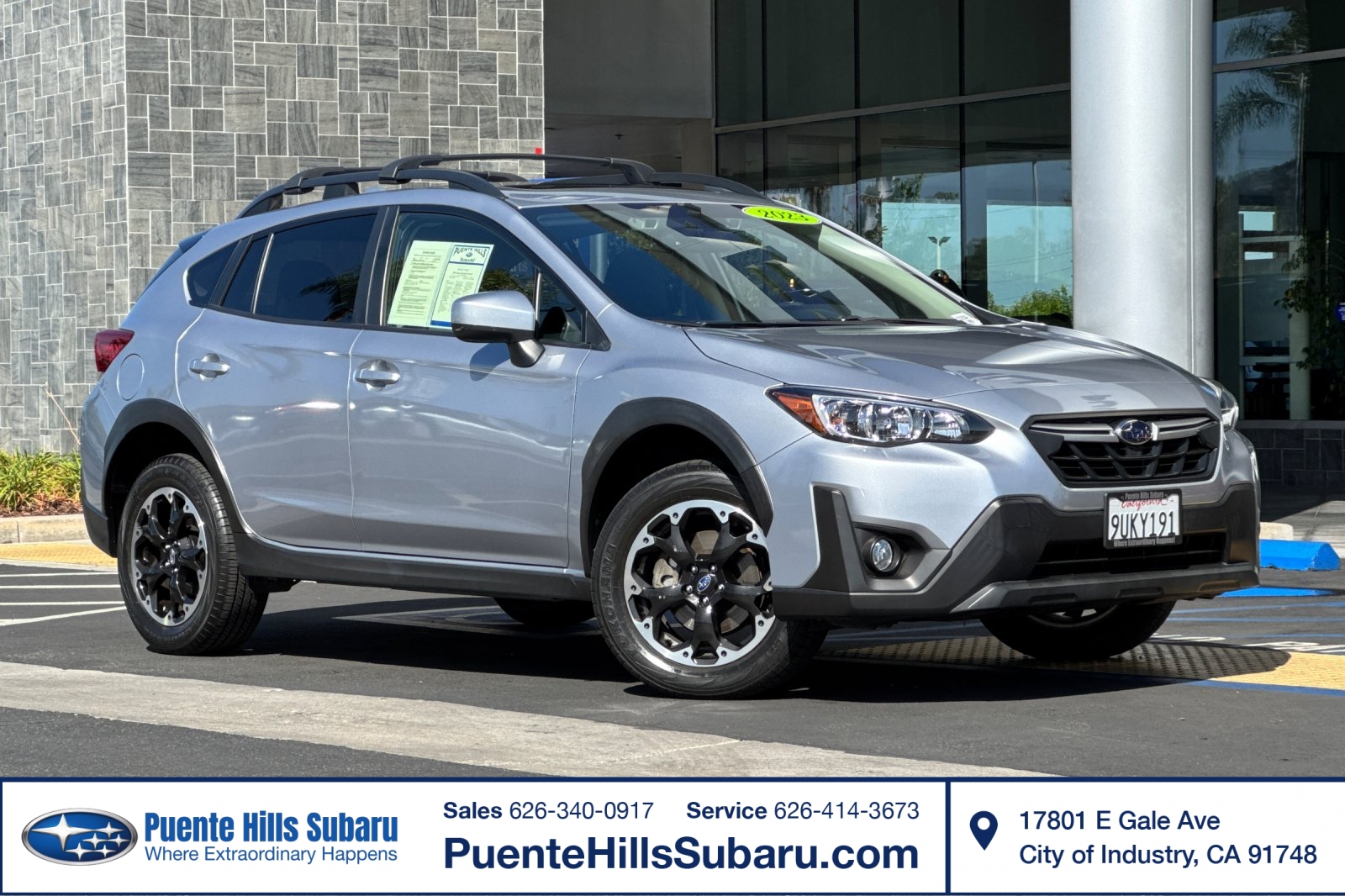 Ice Silver Metallic 2023 Subaru Crosstrek SUV / Crossover All-Wheel Drive Automatic