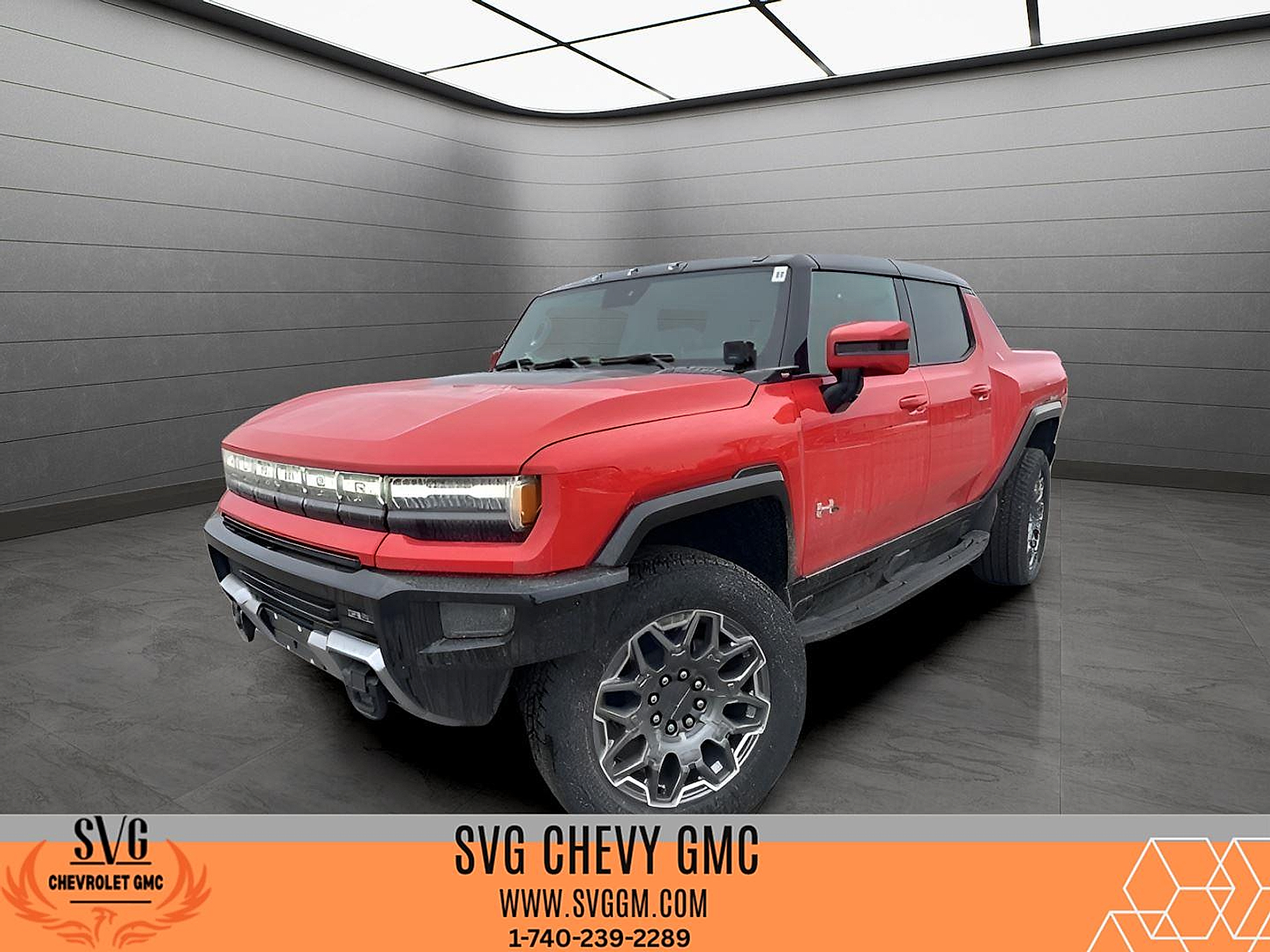 Solar Orange - GAG 2025 GMC Hummer EV Pickup Pickup Truck All-Wheel Drive Automatic