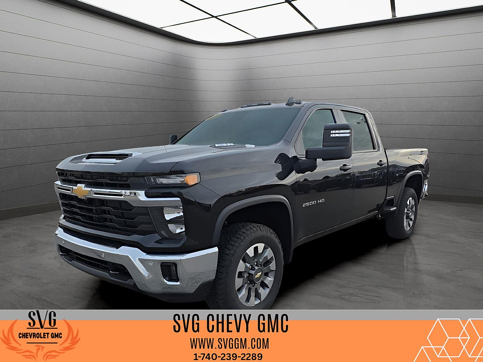 Black - GBA 2025 Chevrolet Silverado 2500HD Pickup Truck Four-Wheel Drive Automatic