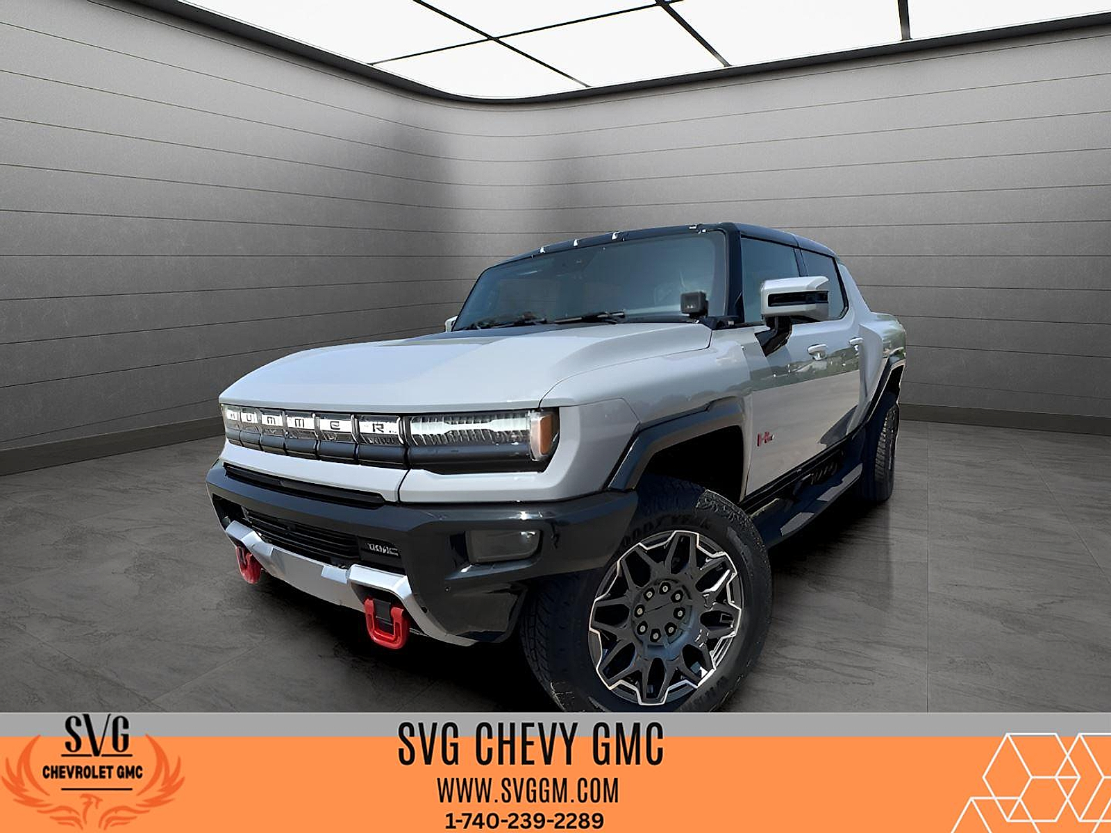 Meteorite Metallic (Grey) 2025 GMC Hummer EV Pickup 3X Crew Cab AWD Pickup Truck All-Wheel Drive Automatic