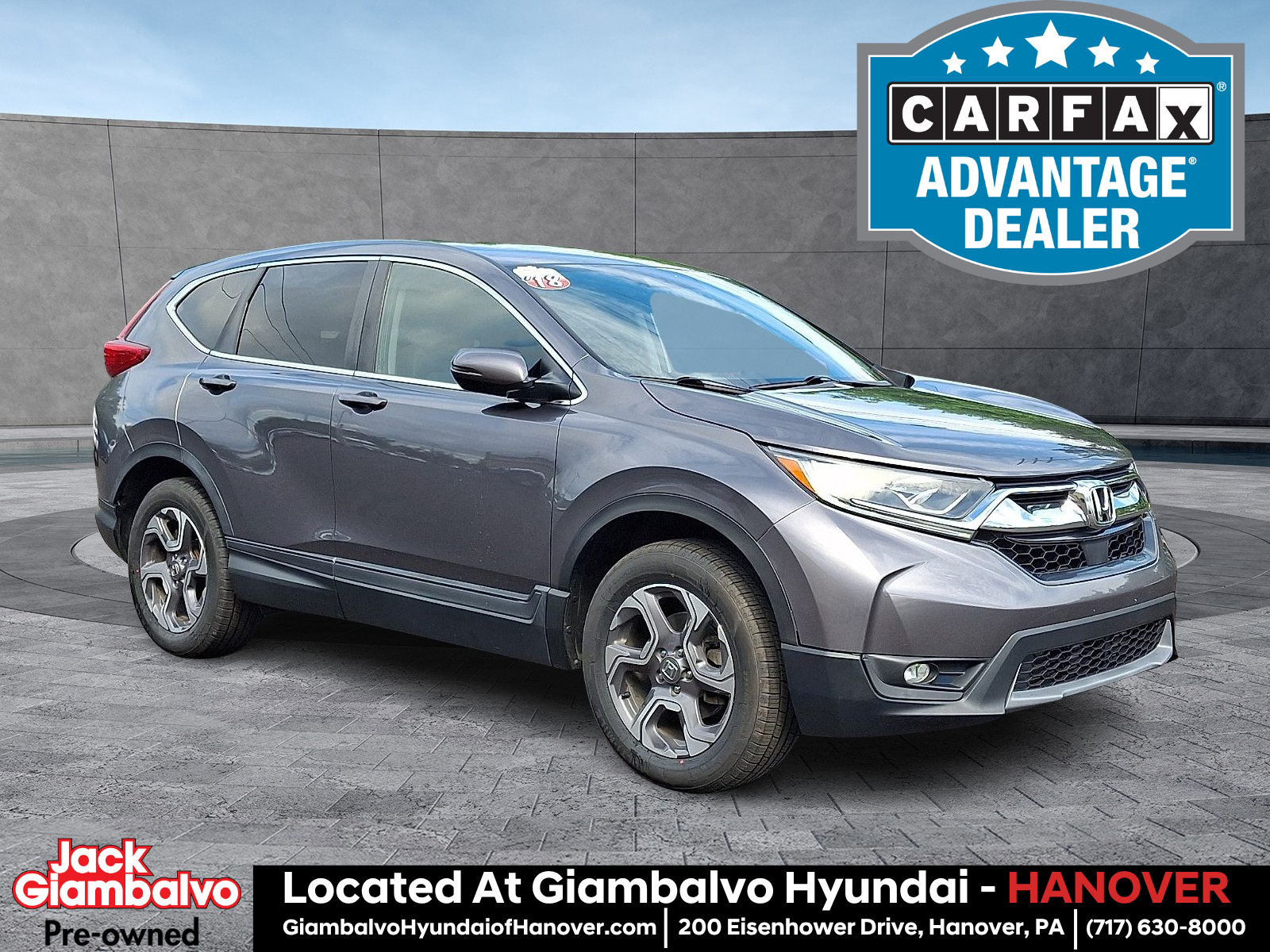 Gray (Modern Steel Metallic - GY) 2018 Honda CR-V SUV / Crossover All-Wheel Drive Automatic