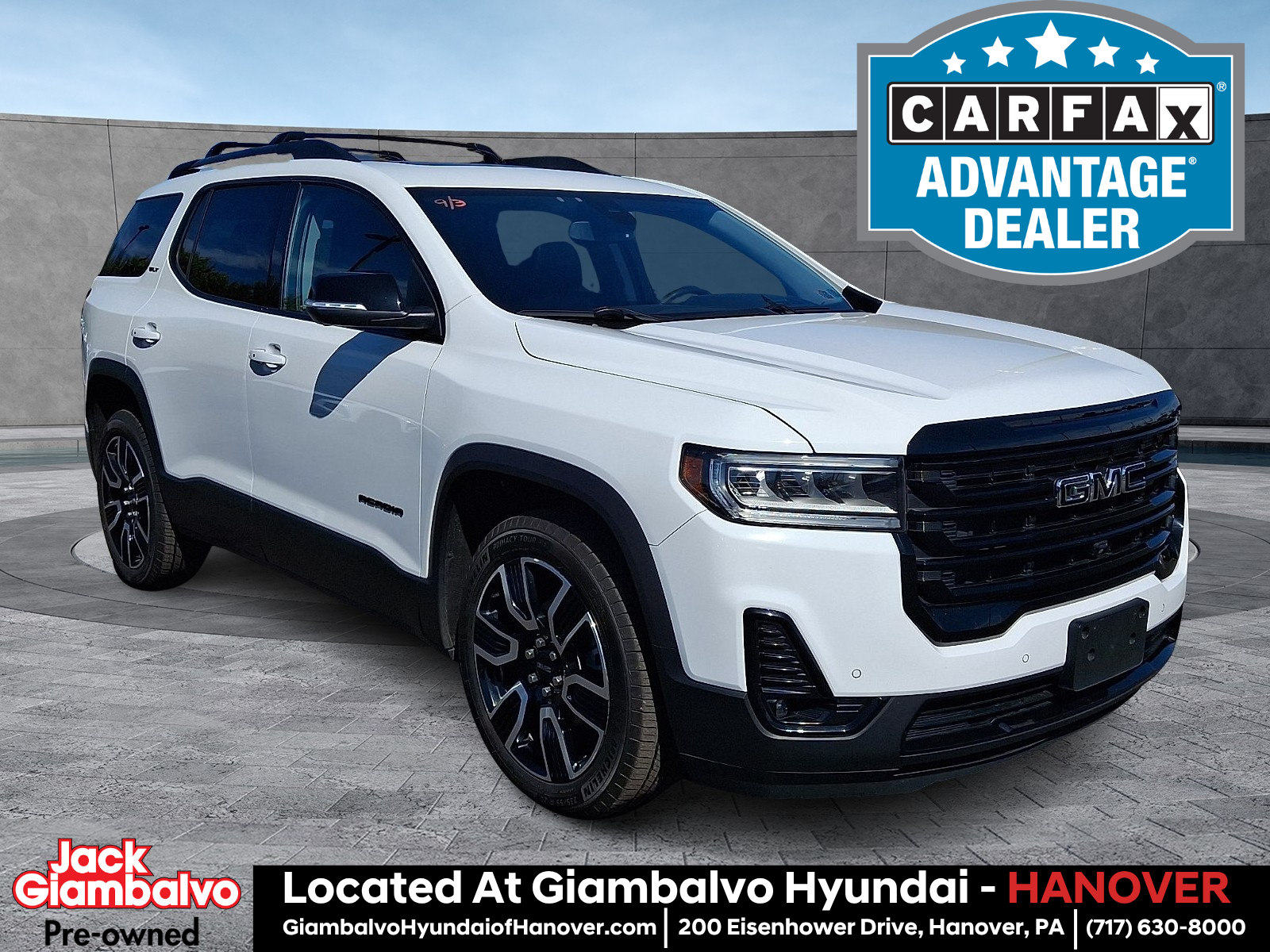 Summit White - GAZ 2021 GMC Acadia SUV / Crossover Four-Wheel Drive Automatic