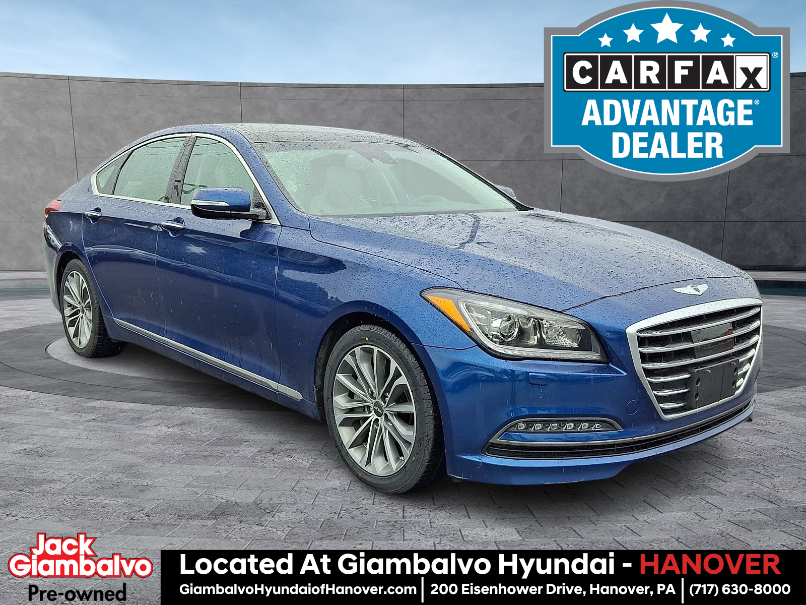 Montecito Blue - XU6 2016 Hyundai Genesis Sedan Automatic
