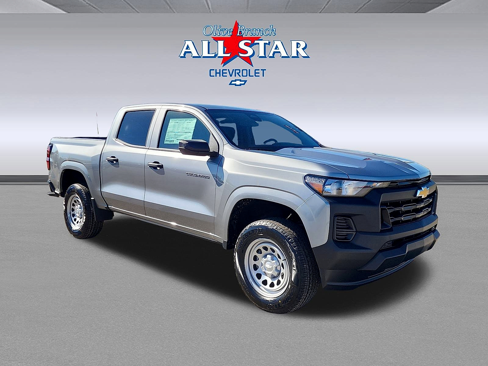 Sterling Gray Metallic 2026 Chevrolet Colorado Work Truck Crew Cab RWD Pickup Truck 4X2 Automatic