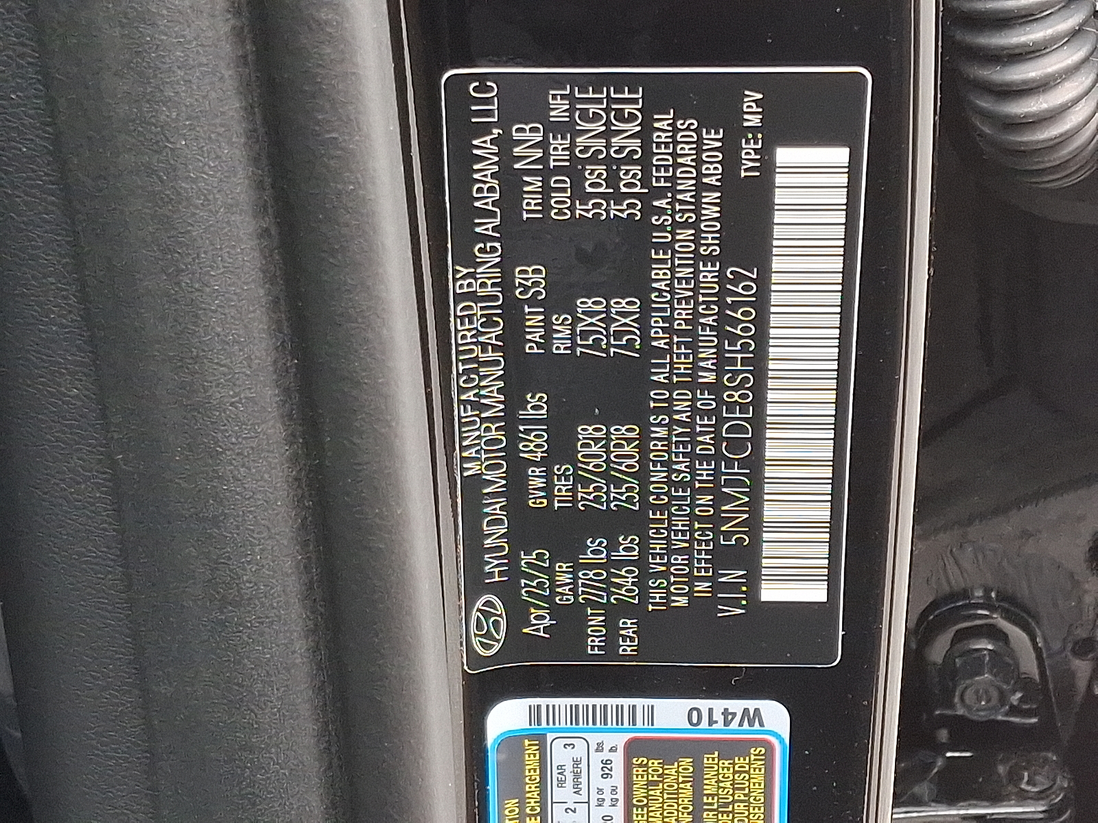new 2025 Hyundai Tucson car, priced at $36,754