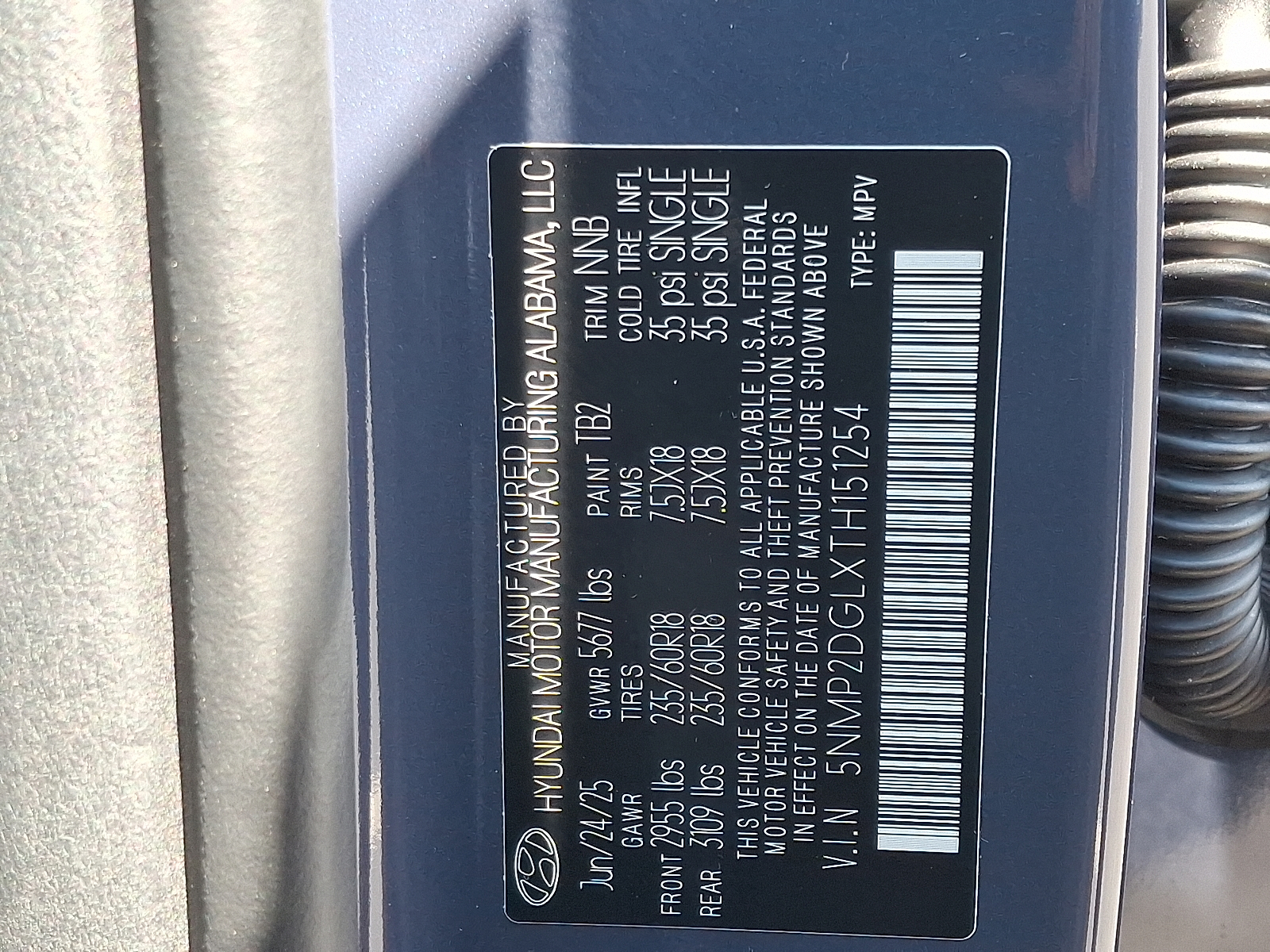 new 2026 Hyundai Santa Fe car, priced at $41,895
