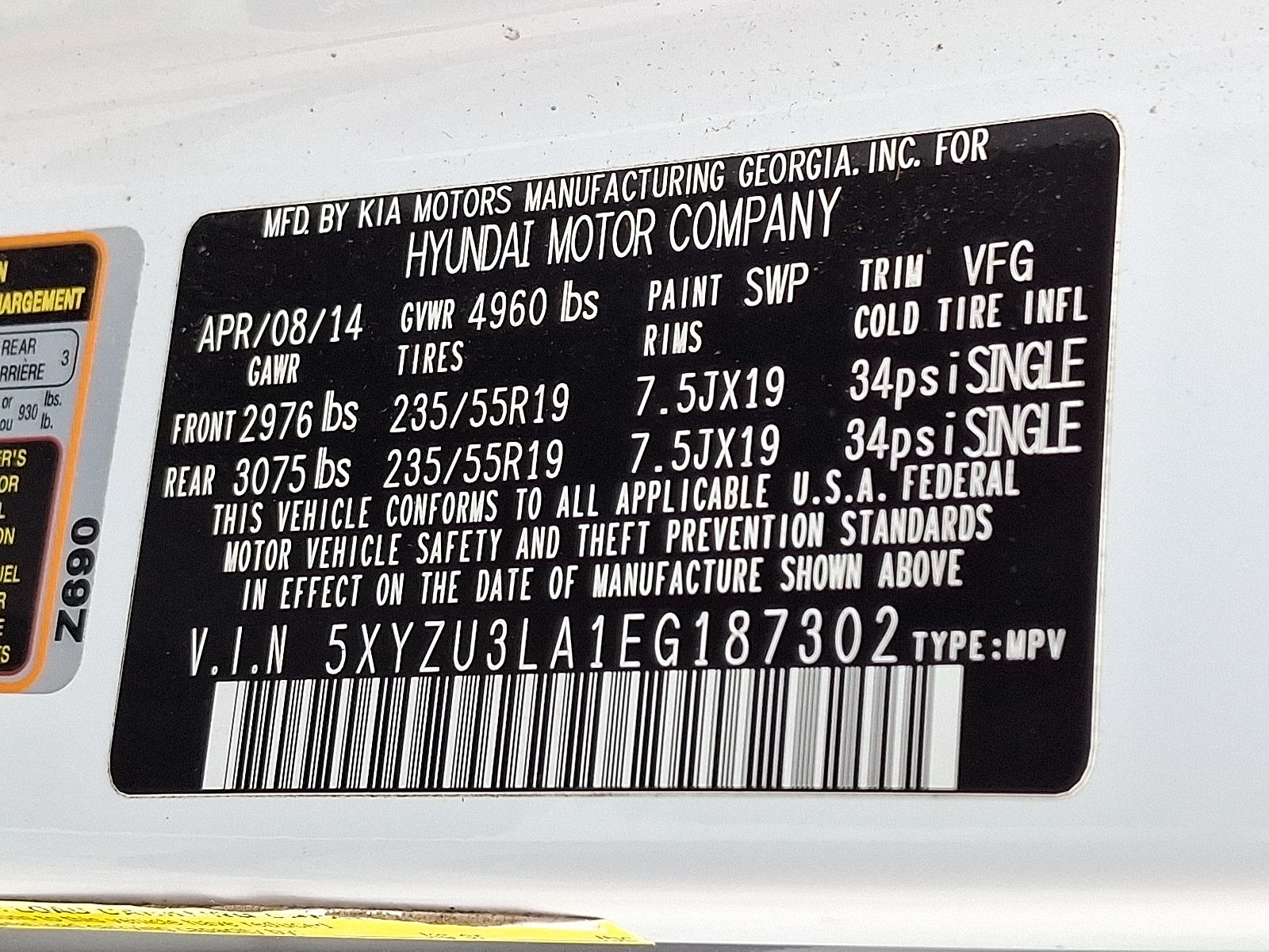 used 2014 Hyundai Santa Fe Sport car, priced at $10,288
