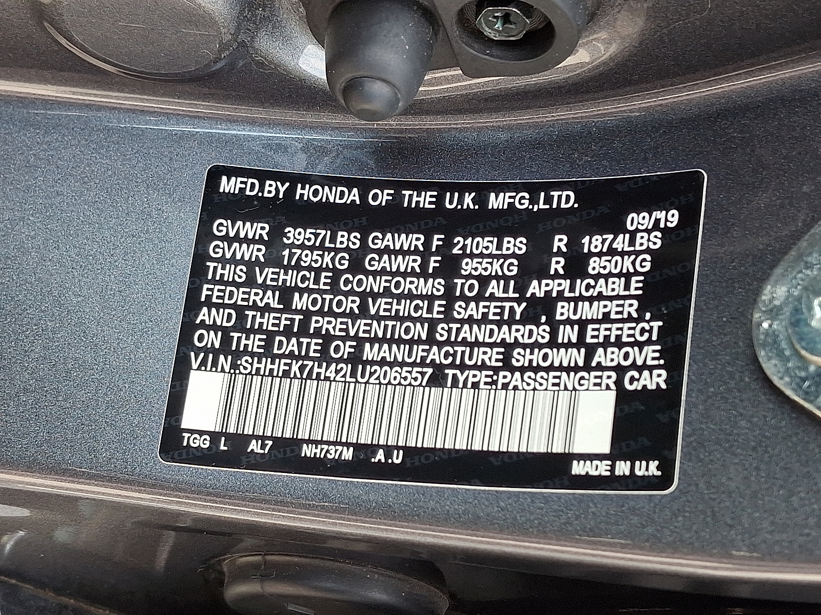 used 2020 Honda Civic car, priced at $23,999
