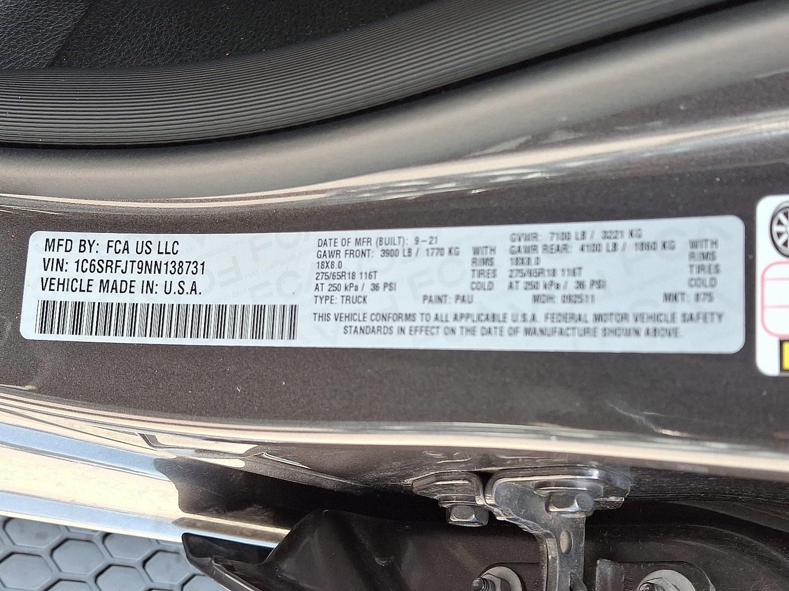 used 2022 Ram 1500 car, priced at $38,999
