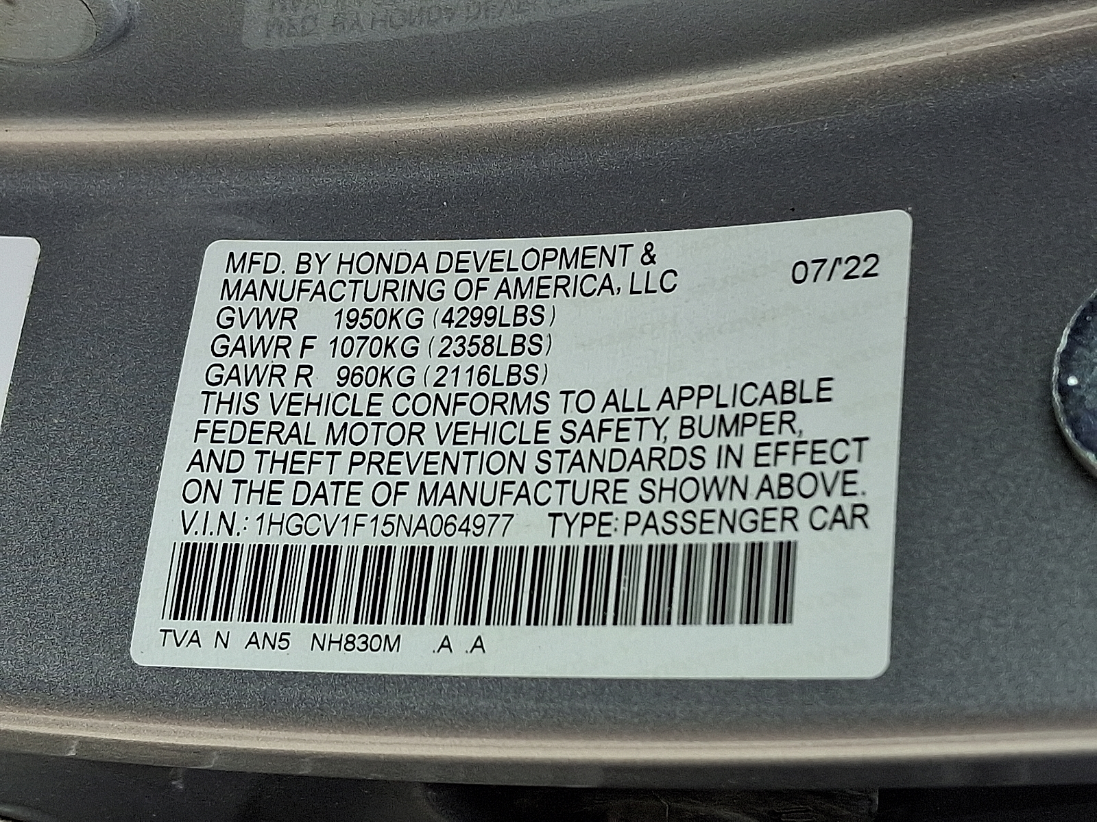 used 2022 Honda Accord car, priced at $23,999