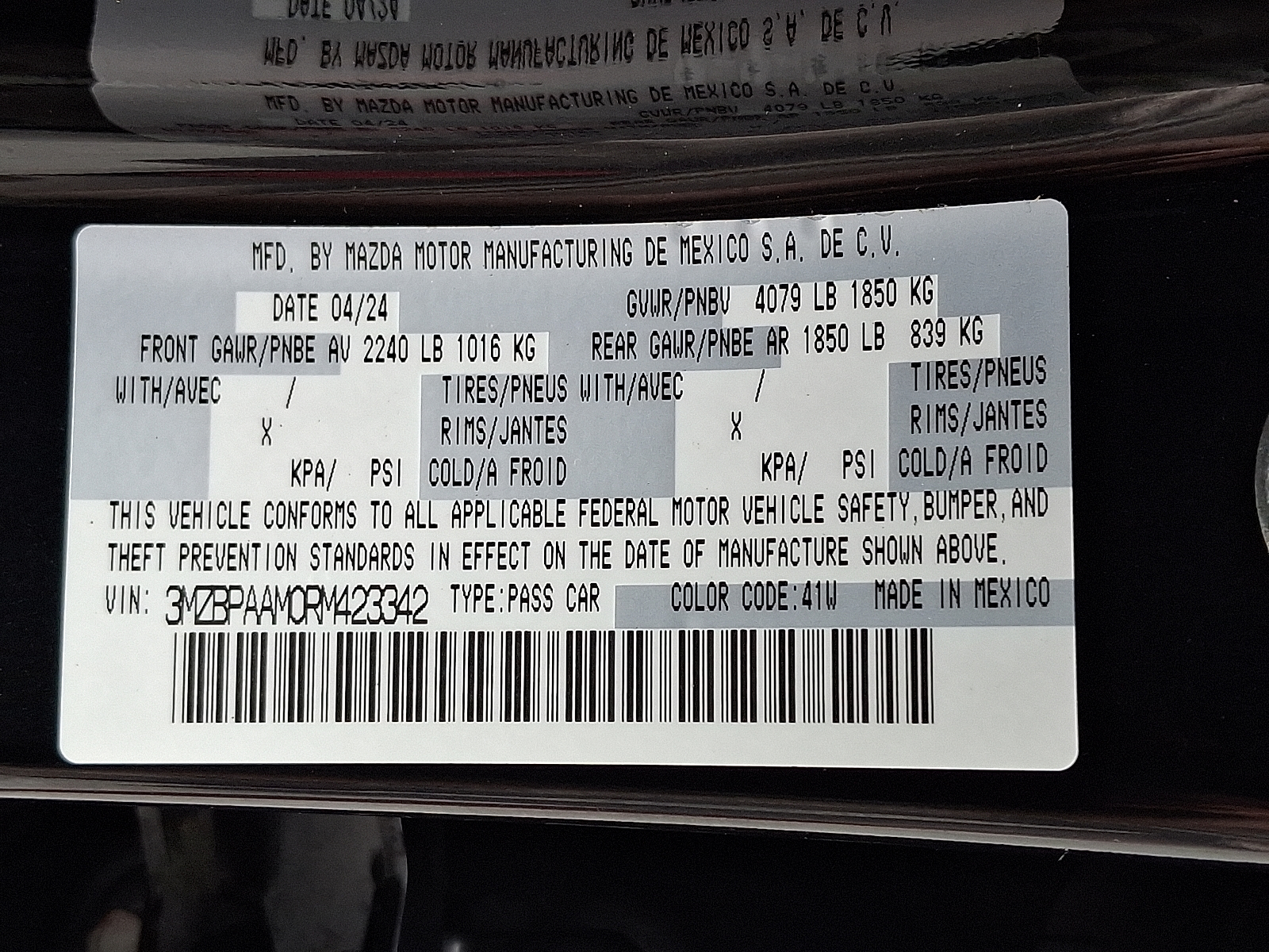 used 2024 Mazda Mazda3 Sedan car, priced at $21,499