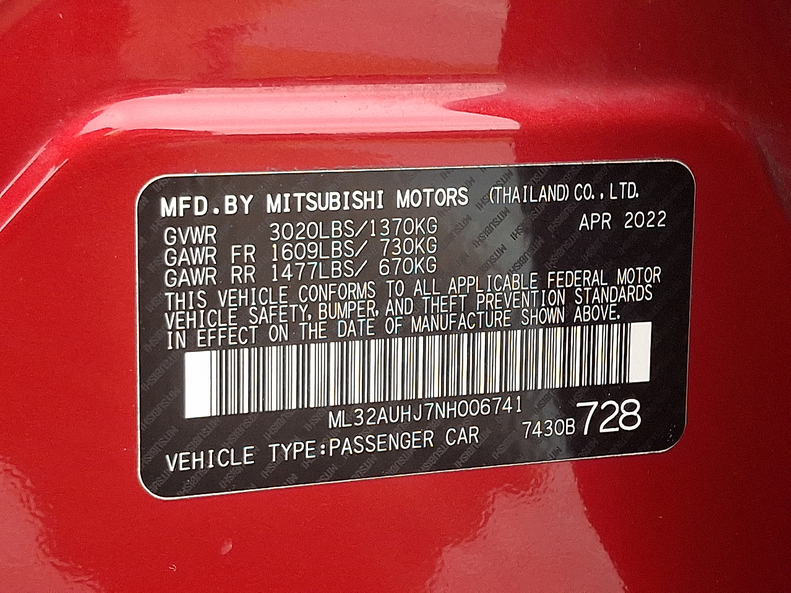 used 2022 Mitsubishi Mirage car, priced at $12,999