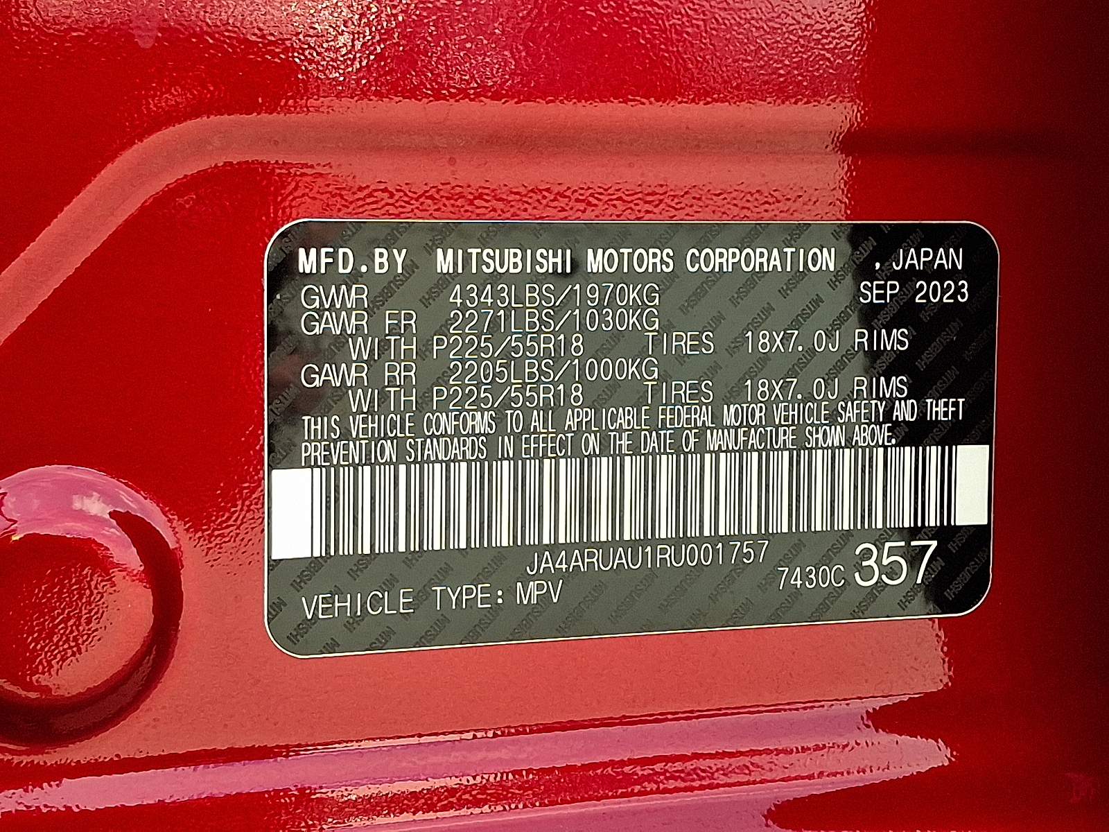 used 2024 Mitsubishi Outlander Sport car, priced at $20,799