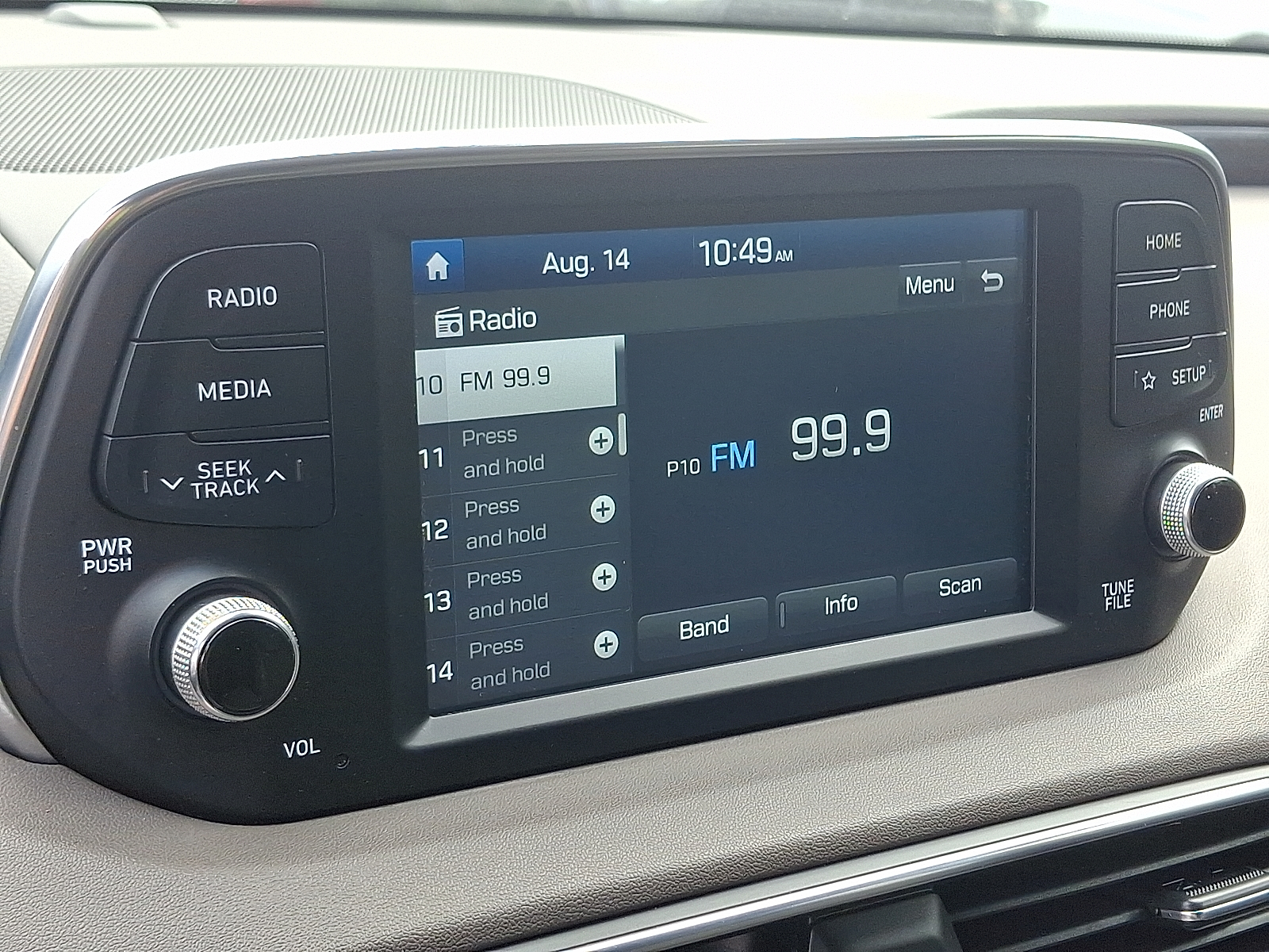 used 2019 Hyundai Santa Fe car, priced at $10,999